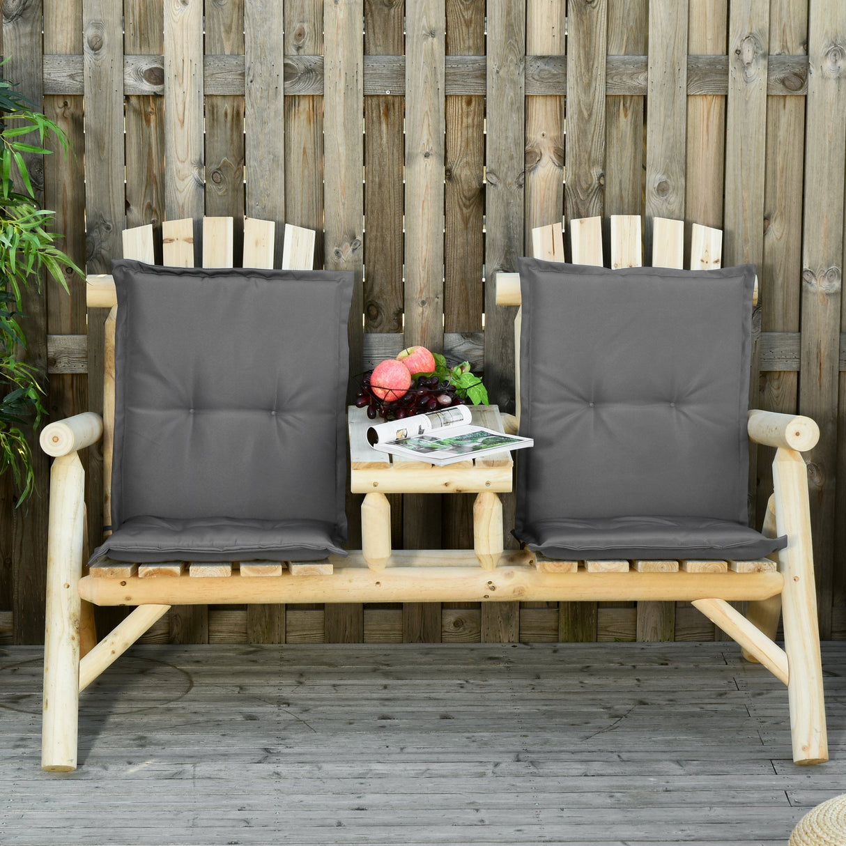 immagine-2-easycomfort-easycomfort-set-2-pezzi-cuscino-per-sedia-da-giardino-con-schienale-alto-in-poliestere-grigio-scuro-100-x-48cm-ean-8054111848985