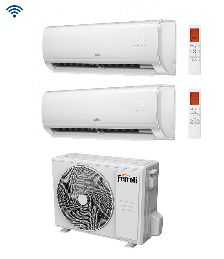 immagine-2-ferroli-climatizzatore-condizionatore-dual-split-inverter-ferroli-giada-m-900012000-btu-con-18-2-wi-fi-integrato-alexa-e-google-home-912-novita