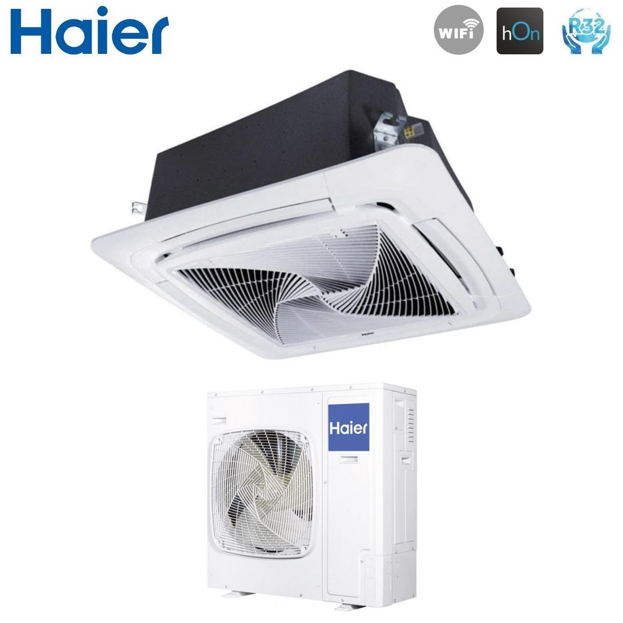 immagine-2-haier-climatizzatore-condizionatore-haier-cassetta-90x90-round-flow-48000-btu-abh140k1erg-trifase-r-32-wi-fi-optional-con-pannello-no-sensor-incluso-comando-a-filo-haier-yr-e16b