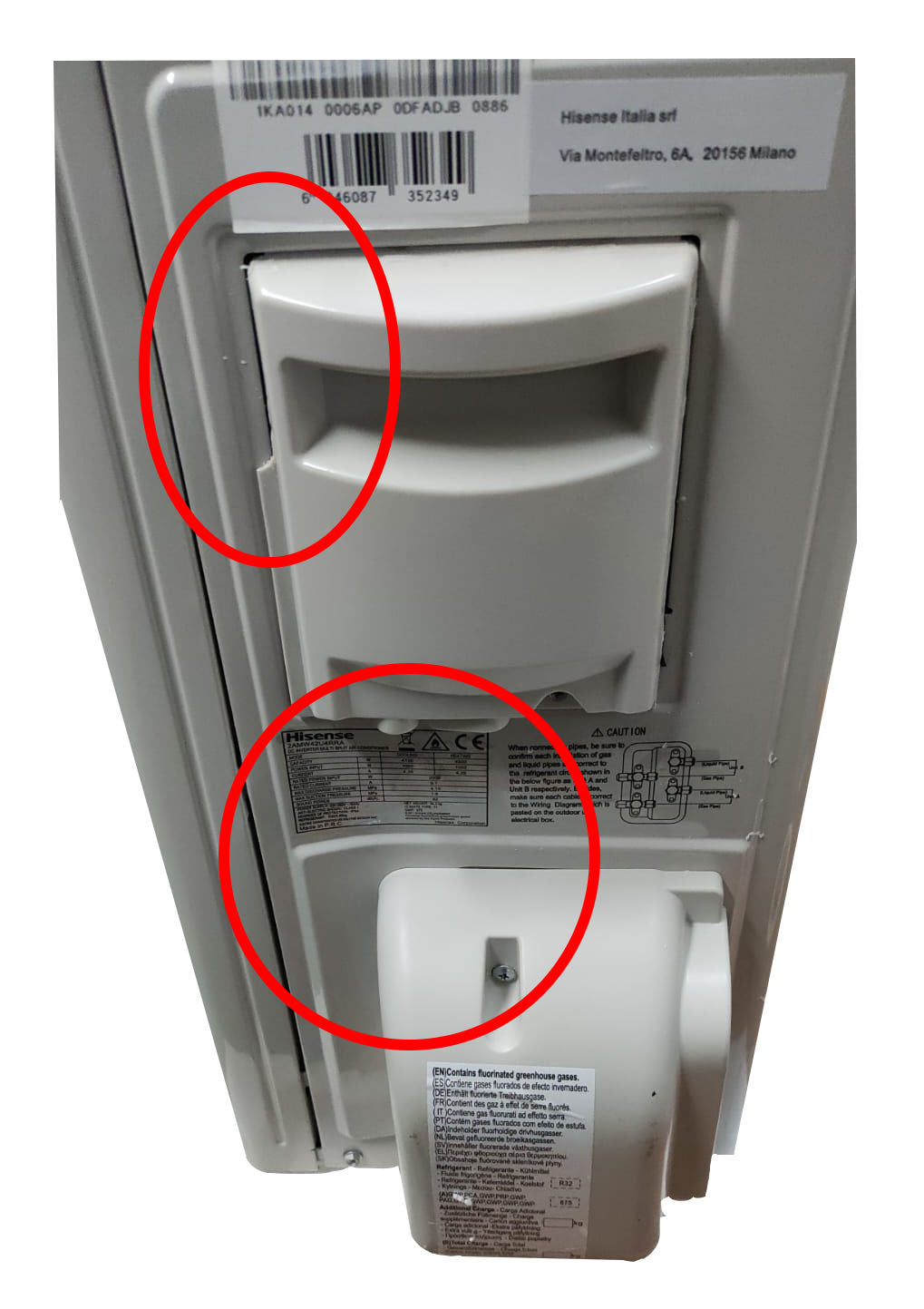 immagine-2-hisense-area-occasioni-climatizzatore-condizionatore-hisense-dual-split-inverter-serie-hi-comfort-99-con-2amw42u4rra-r-32-wi-fi-integrato-90009000-novita