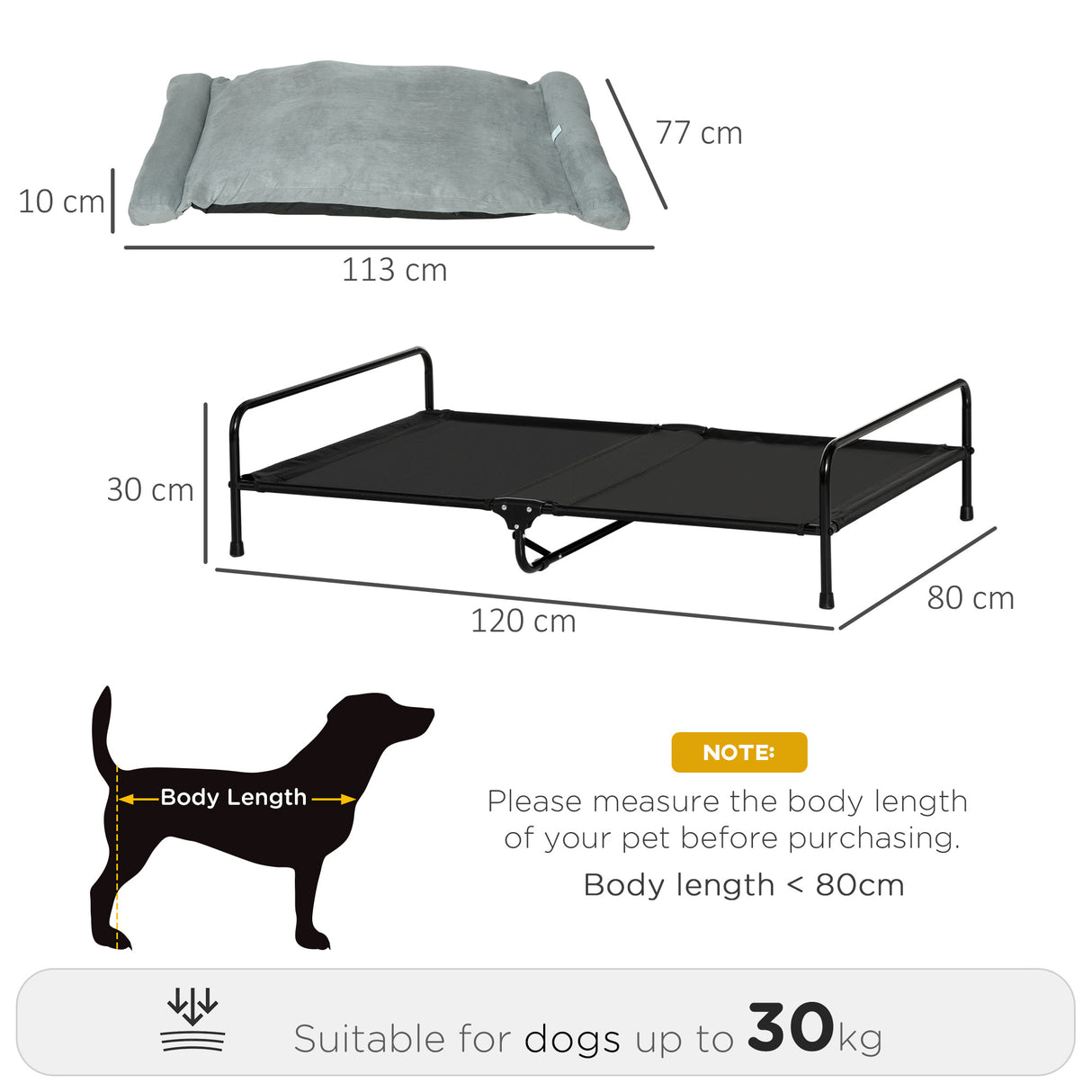immagine-3-easycomfort-easycomfort-brandina-per-cani-rialzata-con-cuscino-rimovibile-cani-fino-a-30kg-120x80x30cm