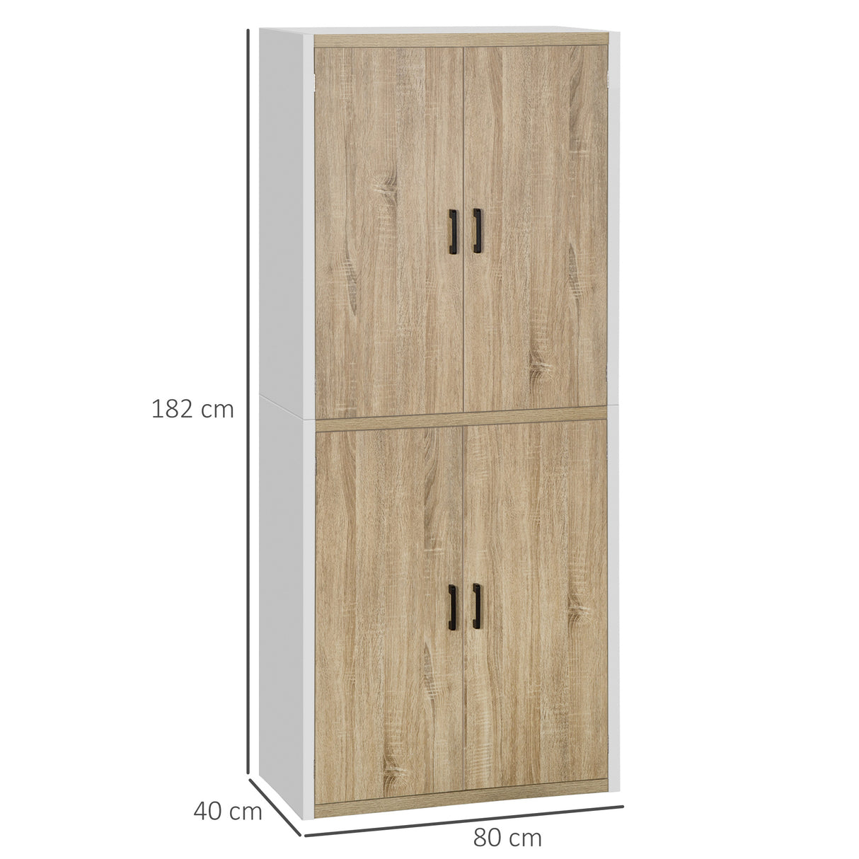 immagine-3-easycomfort-easycomfort-dispensa-cucina-in-legno-mdf-con-4-ripiani-regolabili-e-4-porte-80x40x182-cm