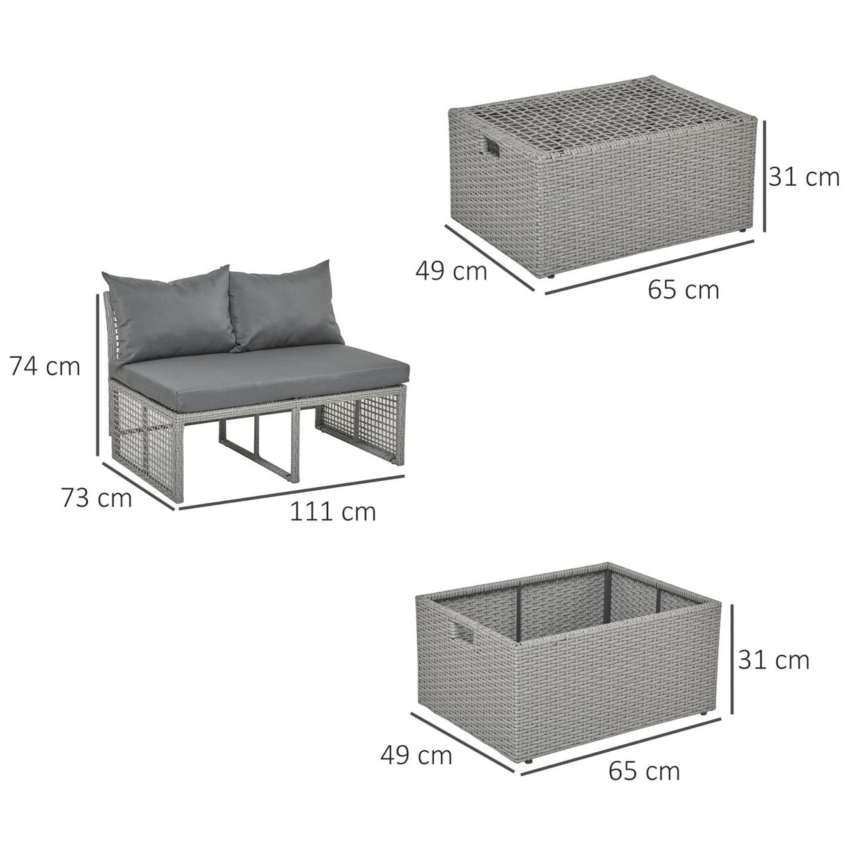 immagine-3-easycomfort-easycomfort-divano-2-posti-con-contenitore-e-pouf-in-rattan-pe-salvaspazio-con-cuscini-grigio-ean-8055776916262