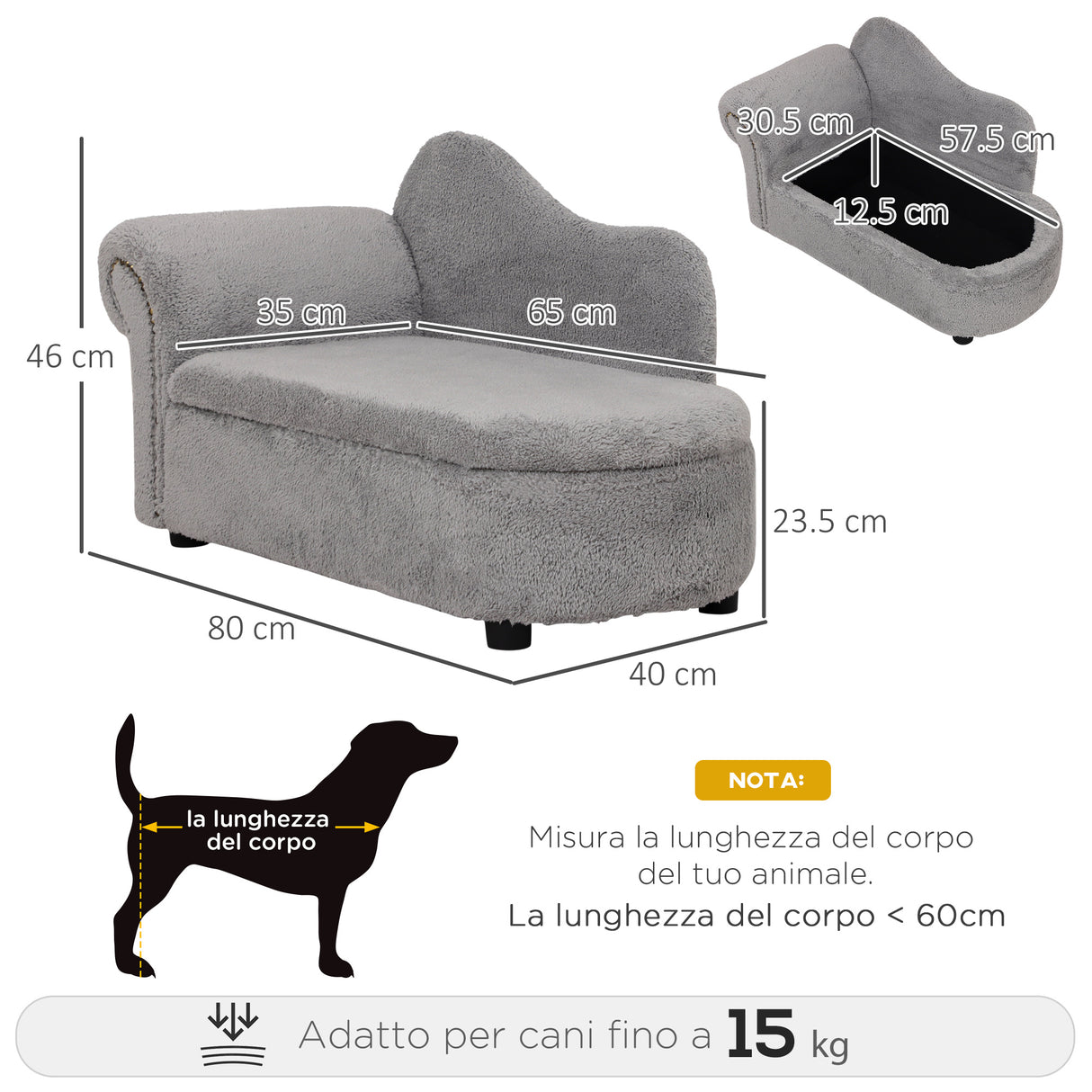 immagine-3-easycomfort-easycomfort-divano-per-cani-e-gatti-con-vano-contenitore-e-rivestimento-vellutato-80x40x46cm-grigio-scuro