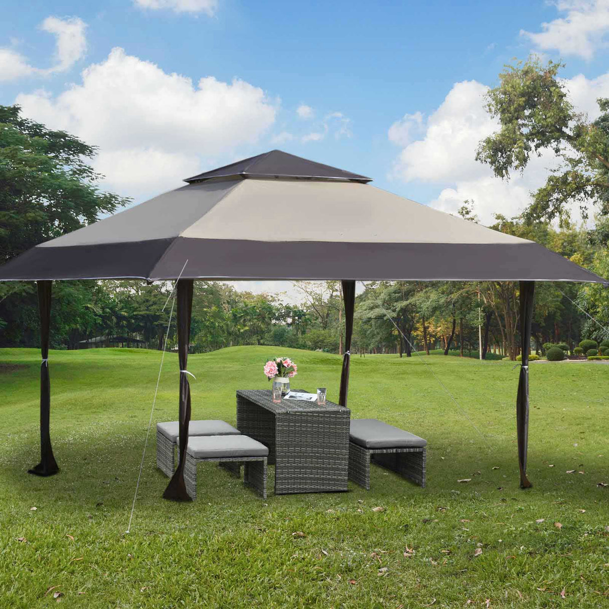 immagine-3-easycomfort-easycomfort-gazebo-da-giardino-pieghevole-3-96x3-96m-in-metallo-color-cachi-e-caffe-ean-8055776915159