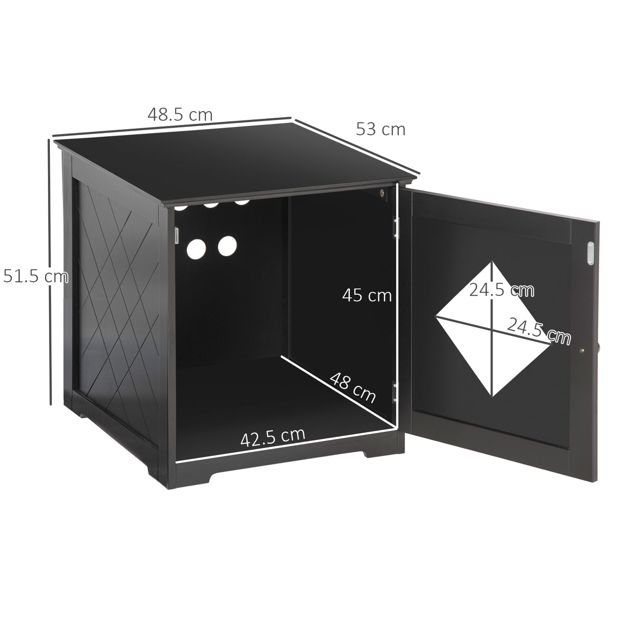 immagine-3-easycomfort-easycomfort-lettiera-per-gatti-con-porta-magnetica-e-piano-dappoggio-in-mdf-e-truciolato-48-5x53x51-5-cm-nera