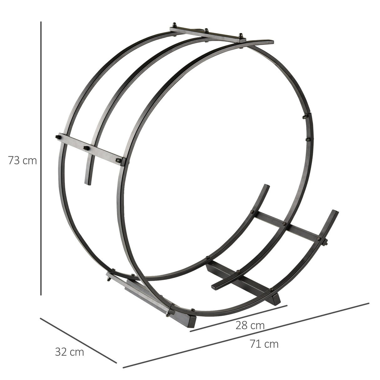 immagine-3-easycomfort-easycomfort-portalegna-in-ferro-per-camino-forma-ad-anello-nero-ean-8054111842402