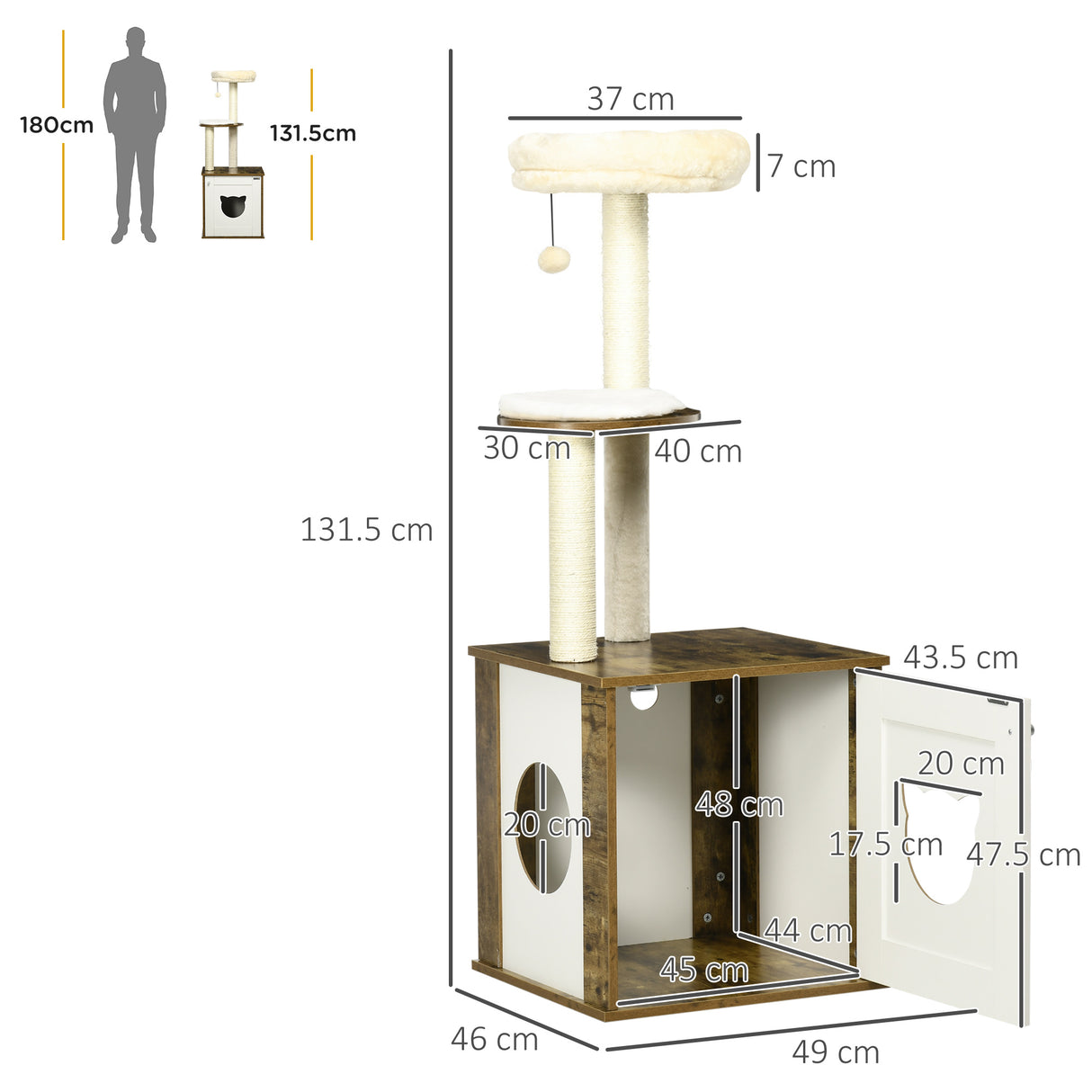 immagine-3-easycomfort-easycomfort-tiragraffi-per-gatti-con-mobile-porta-lettiera-posatoi-e-pallina-da-gioco-49x46x131-5-cm-marrone