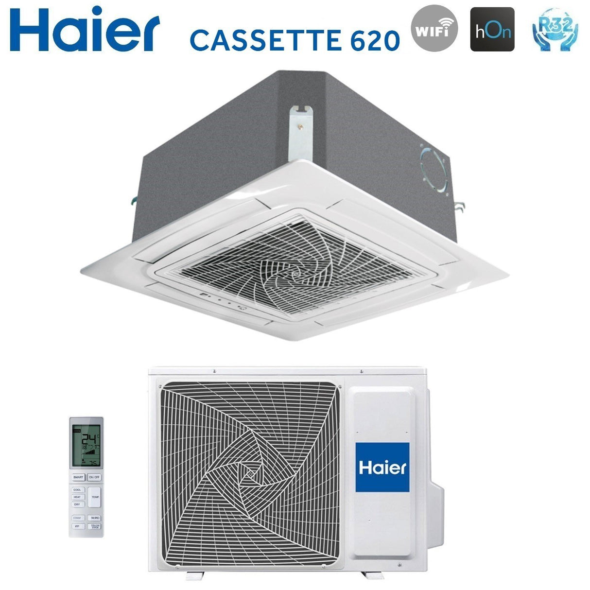 immagine-3-haier-climatizzatore-condizionatore-haier-cassetta-90x90-round-flow-24000-btu-ab71s2sg1fahs-r-32-wi-fi-optional-con-pannello-sensor-e-telecomando-incluso-comando-a-filo-haier-yr-e16b