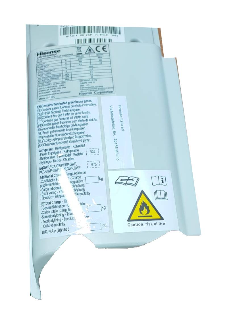immagine-3-hisense-area-occasioni-climatizzatore-condizionatore-hisense-dual-split-inverter-serie-hi-comfort-912-con-2amw42u4rgc-r-32-wi-fi-integrato-900012000-novita-ao870