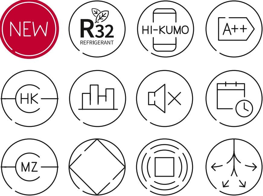 immagine-3-hitachi-climatizzatore-condizionatore-hitachi-a-cassetta-4-vie-inverter-12000-btu-rai-35rpe-r-32-wi-fi-optional-con-griglia-inclusa-novita