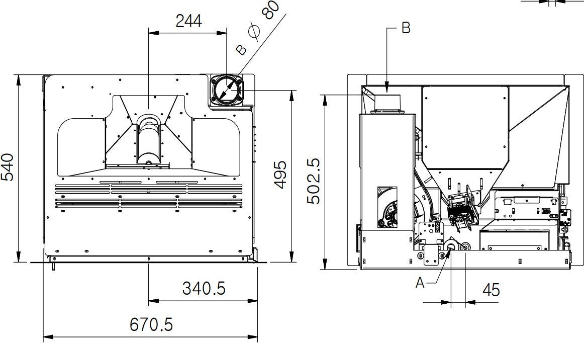 immagine-3-la-nordica-inserto-termocamino-a-pellet-ventilato-la-nordica-modello-comfort-p70-air-10-kw-con-radiocomando-palmare