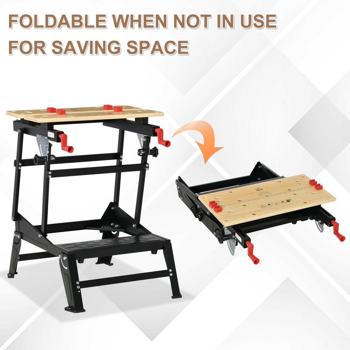 immagine-4-easycomfort-easycomfort-banco-da-lavoro-pieghevole-con-altezza-regolabile-4-morsetti-e-fori-per-utensili-nero