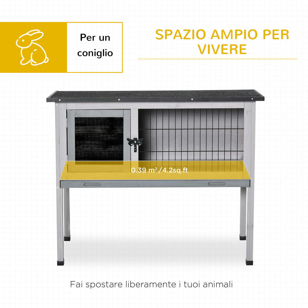 immagine-4-easycomfort-easycomfort-conigliera-rialzata-in-legno-da-esterni-con-tettuccio-apribile-e-vassoio-per-roditori-86x45x70cm