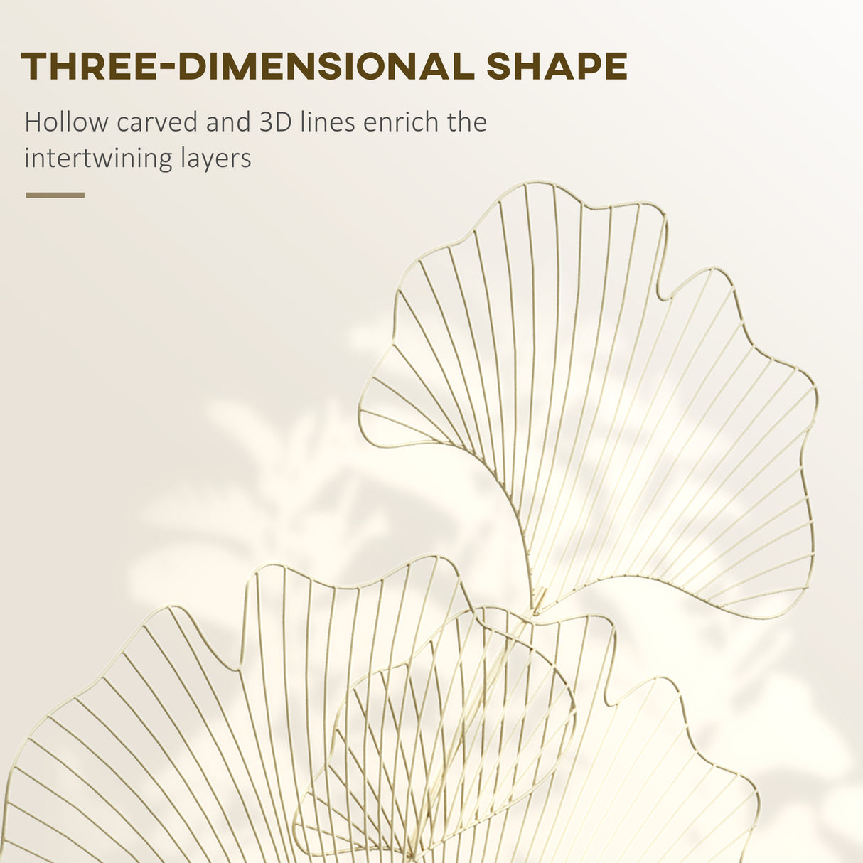 immagine-4-easycomfort-easycomfort-decorazione-murale-3d-in-metallo-wall-art-dorata-a-forma-di-foglia-di-ginkgo-51-x-94-5cm