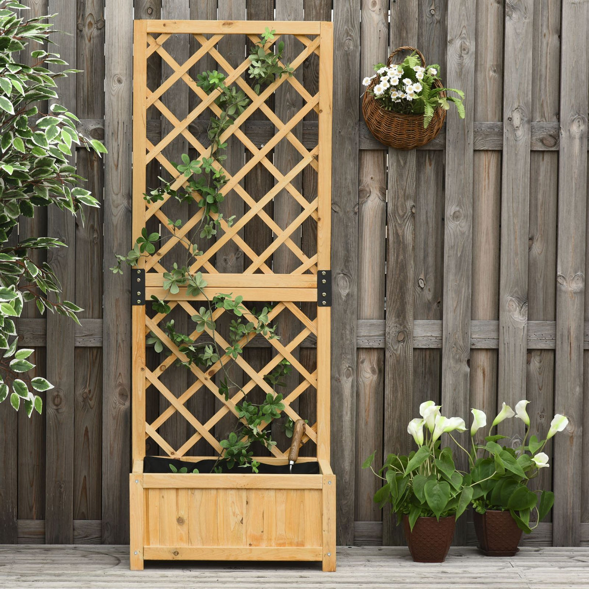 immagine-4-easycomfort-easycomfort-fioriera-con-grigliato-da-esterno-vaso-per-piante-rampicanti-in-legno-60x40x160cm-ean-8054144136424