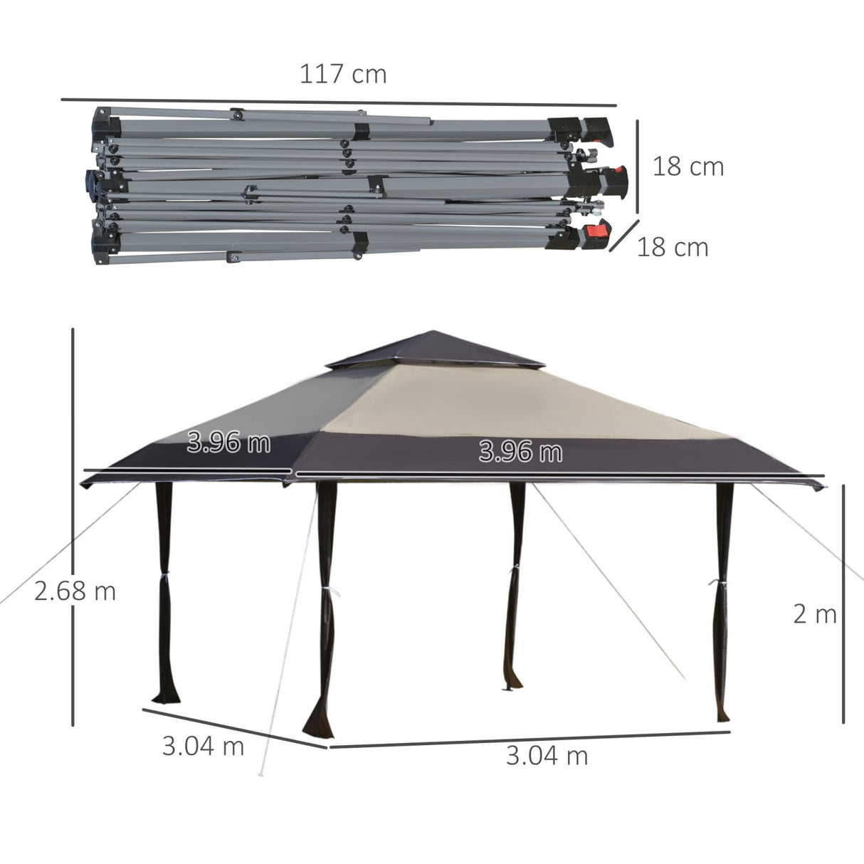 immagine-4-easycomfort-easycomfort-gazebo-da-giardino-pieghevole-3-96x3-96m-in-metallo-color-cachi-e-caffe-ean-8055776915159