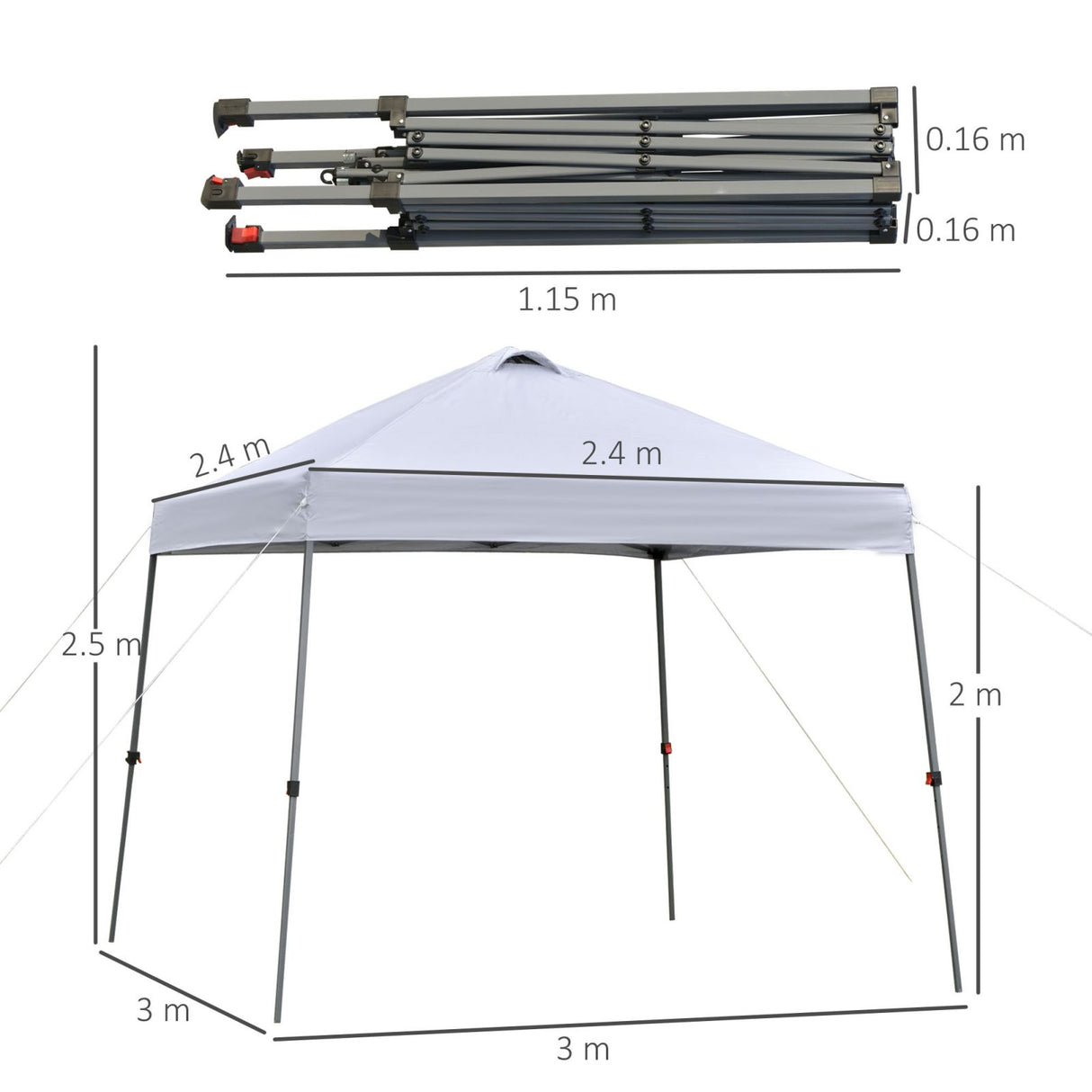 immagine-4-easycomfort-easycomfort-gazebo-pieghevole-3x3m-da-giardino-ed-esterno-in-metallo-e-tessuto-oxford-bianco-ean-8055776910901