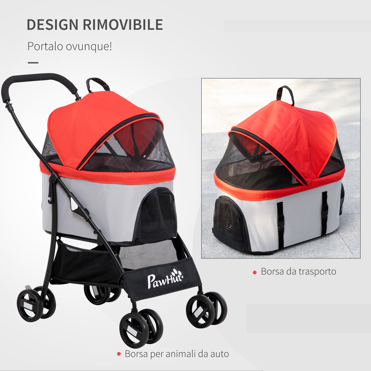 immagine-4-easycomfort-easycomfort-passeggino-per-cani-pieghevole-con-trasportino-rimovibile-e-tettuccio-82x49-5x98cm-rosso
