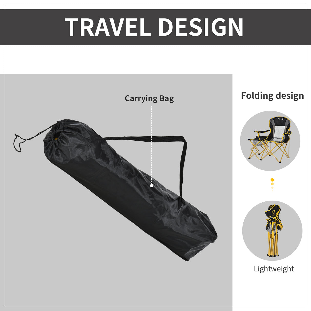 immagine-4-easycomfort-easycomfort-sedia-da-campeggio-pieghevole-con-tavolino-integrato-e-porta-bicchiere-metallo-e-tessuto-nero-giallo