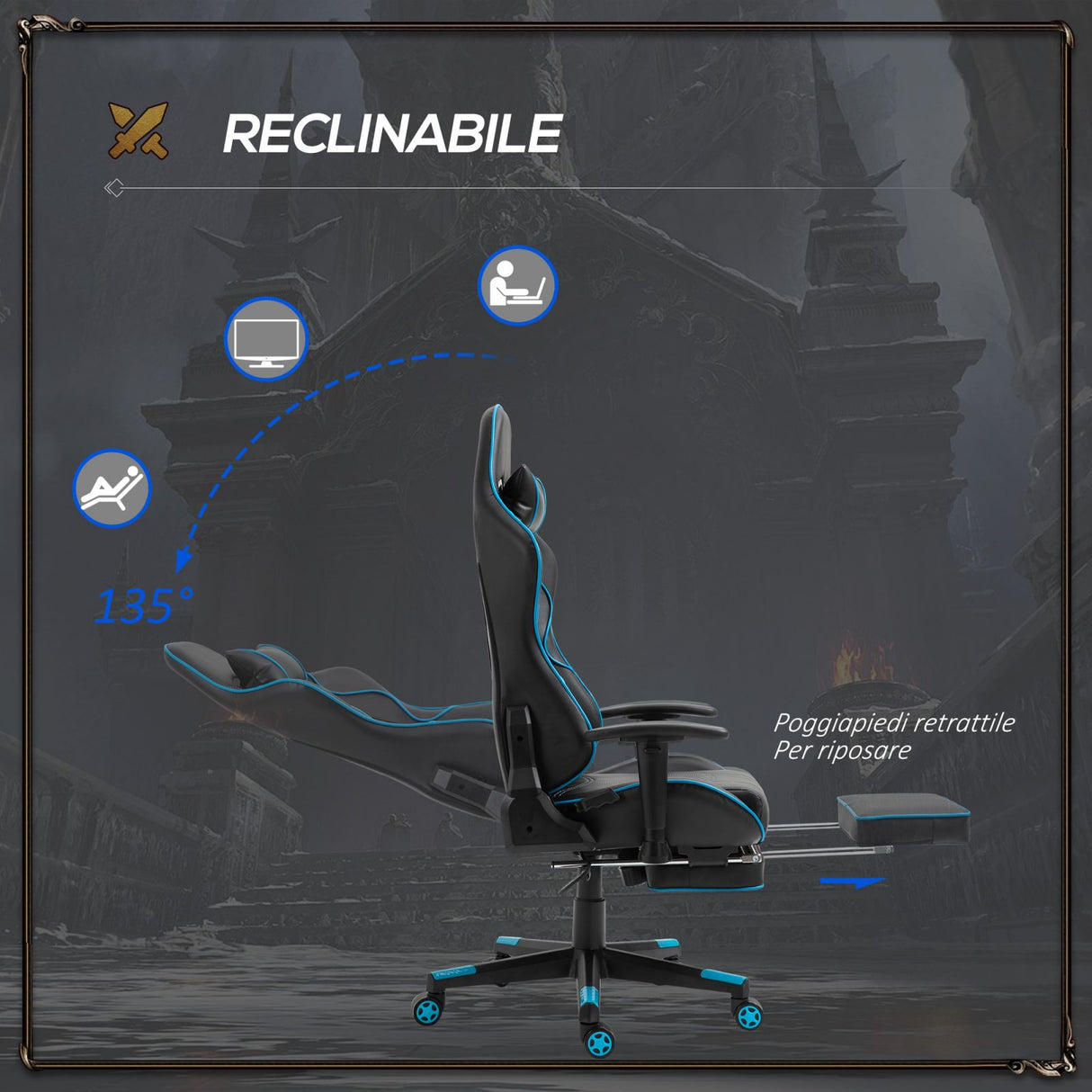 immagine-4-easycomfort-easycomfort-sedia-gaming-ergonomica-con-poggiapiedi-estraibile-e-supporto-lombare-72x77x128-138cm-nero