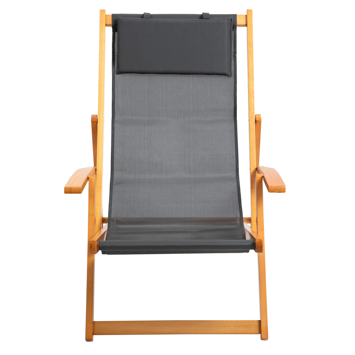 immagine-4-easycomfort-easycomfort-set-2-sdraio-da-giardino-pieghevoli-con-schienale-regolabile-su-3-livelli-legno-e-tessuto-a-rete-grigio