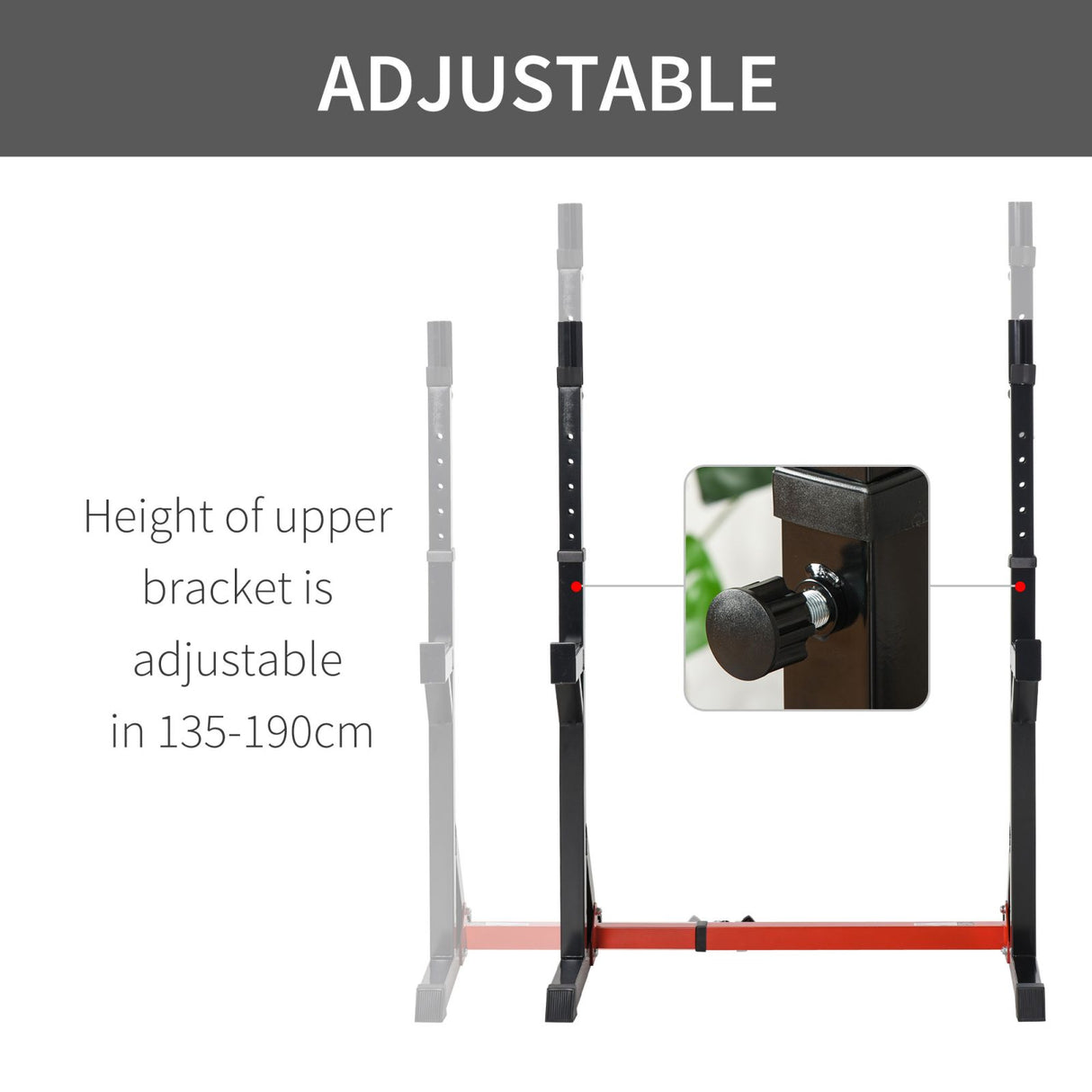 immagine-4-easycomfort-easycomfort-set-2-supporti-bilanciere-in-acciaio-con-3-ganci-altezza-regolabile-e-portata-200kg-argento-nero