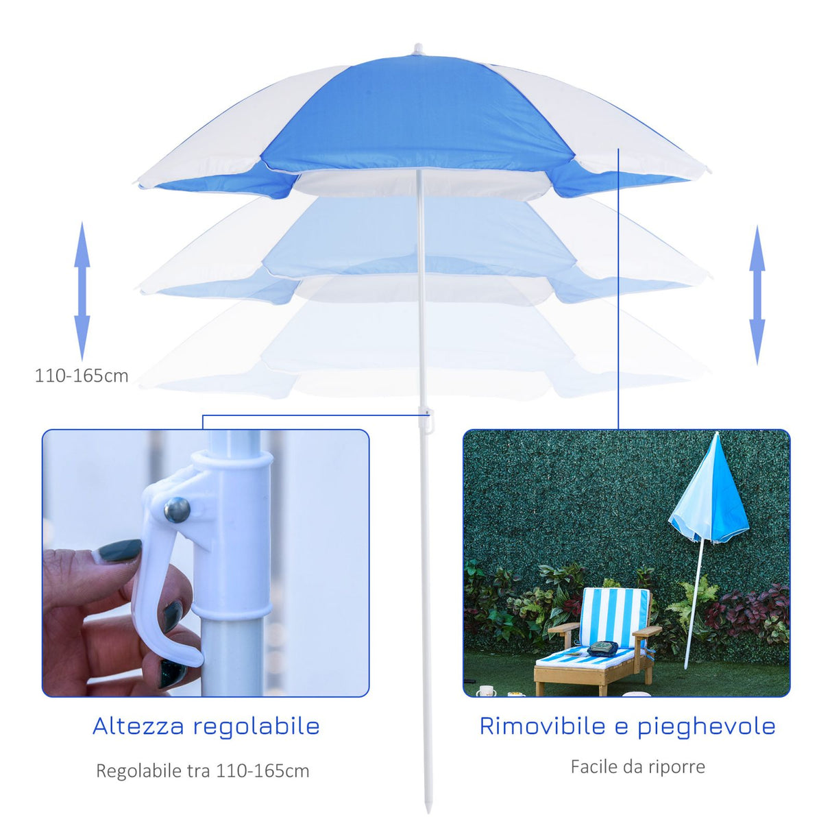 immagine-4-easycomfort-easycomfort-set-lettino-da-spiaggia-per-bambini-con-ombrellone-sdraio-mare-per-bambini-3-7-anni-bianca-e-blu-90cmx59cmx53cm-ean-8055776910628