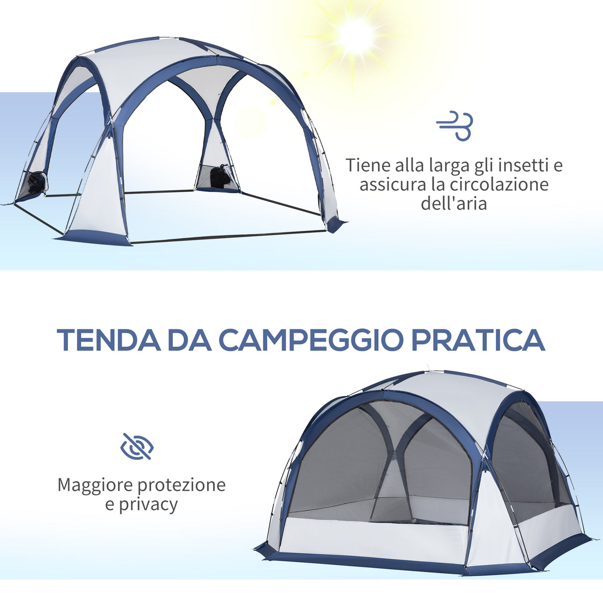 immagine-4-easycomfort-easycomfort-tenda-da-campeggio-6-8-persone-4-porte-a-cerniera-borsa-e-gancio-350x350x230cm-bianca-e-blu