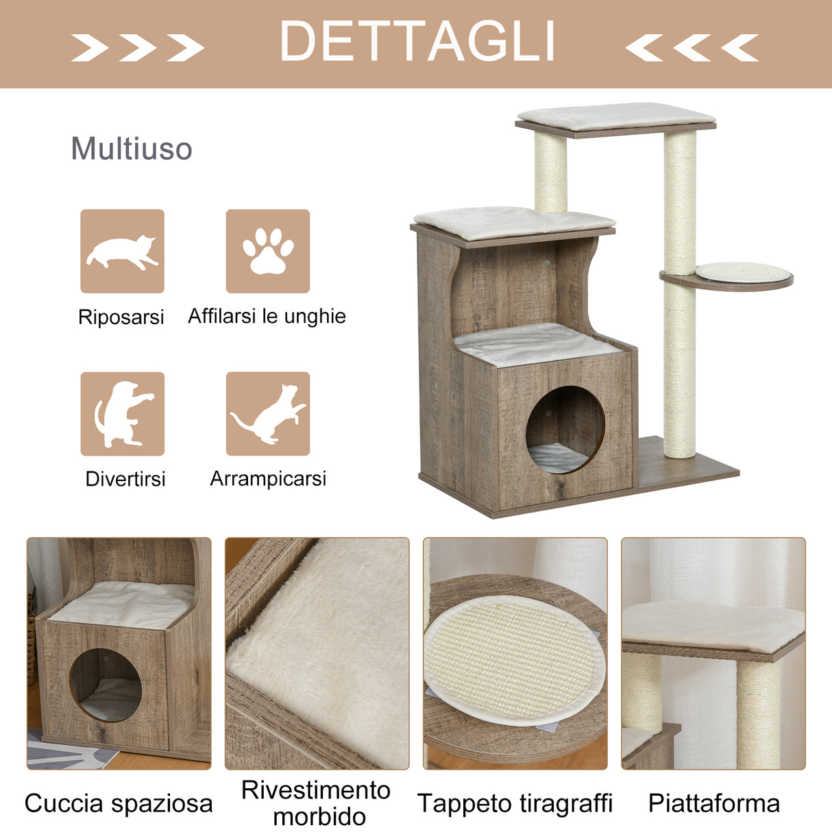 immagine-5-easycomfort-easycomfort-albero-tiragraffi-per-gatti-adulti-castello-per-gatti-con-cuccia-casetta-in-legno-pali-in-corda-sisal-e-cuscini-rimovibili-color-caffe-chiaro-66x38x88cm-ean-8054144138220