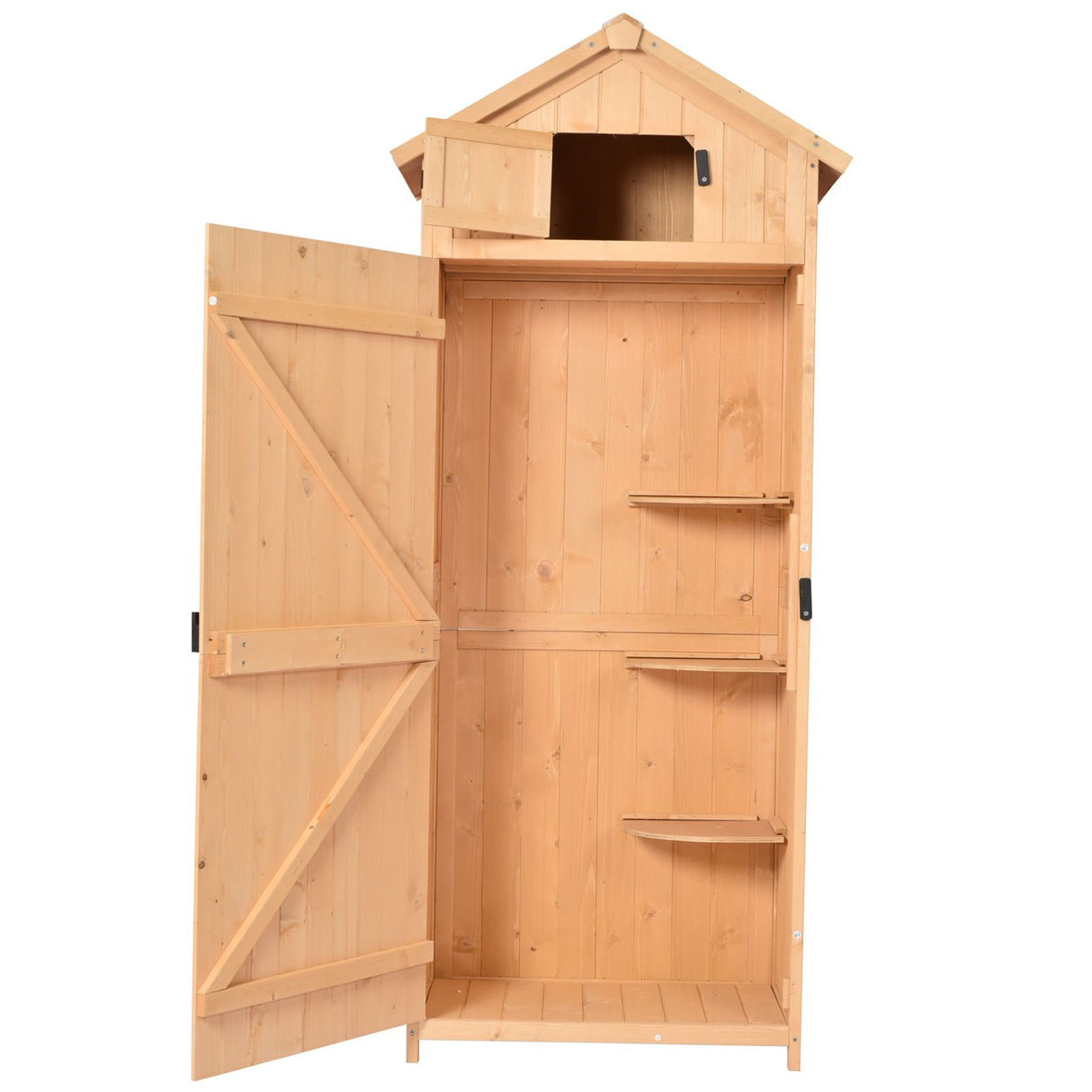 immagine-5-easycomfort-easycomfort-armadietto-da-giardino-esterno-porta-attrezzi-in-legno-con-3-mensole-ean-8054144138916