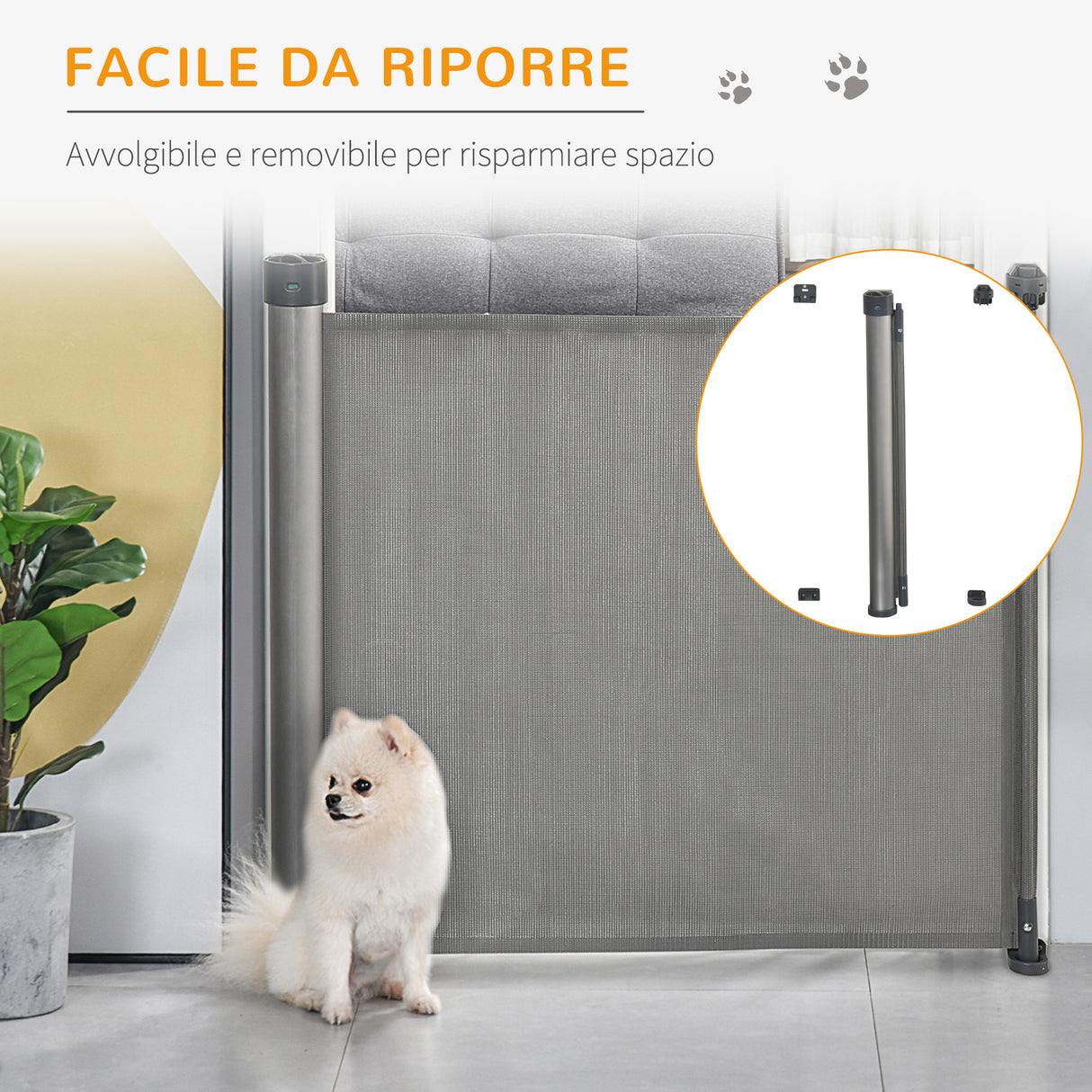 immagine-5-easycomfort-easycomfort-cancelletto-per-cani-di-sicurezza-per-cani-estensibile-fino-140cm-barriera-avvolgibile-per-porte-scale-corridoi-grigio