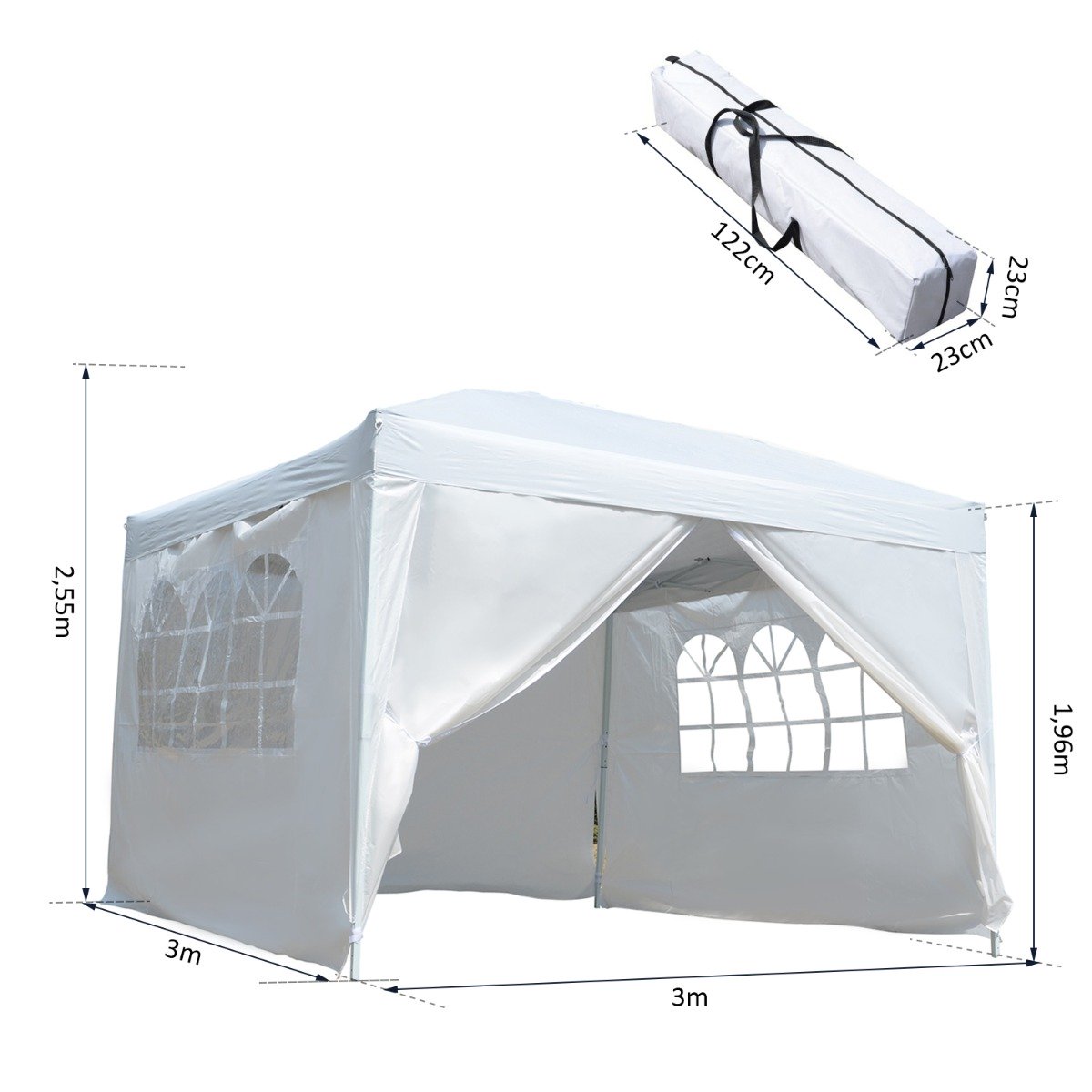 immagine-5-easycomfort-easycomfort-gazebo-impermeabile-con-pannelli-laterali-in-tessuto-oxford-bianco-3x3m-ean-8054144132631