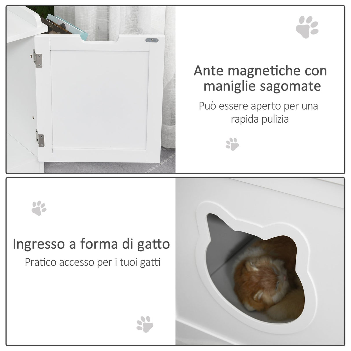 immagine-5-easycomfort-easycomfort-mobile-lettiera-per-gatti-a-2-ante-con-portaoggetti-laterale-88-5x48x51-5cm-bianco