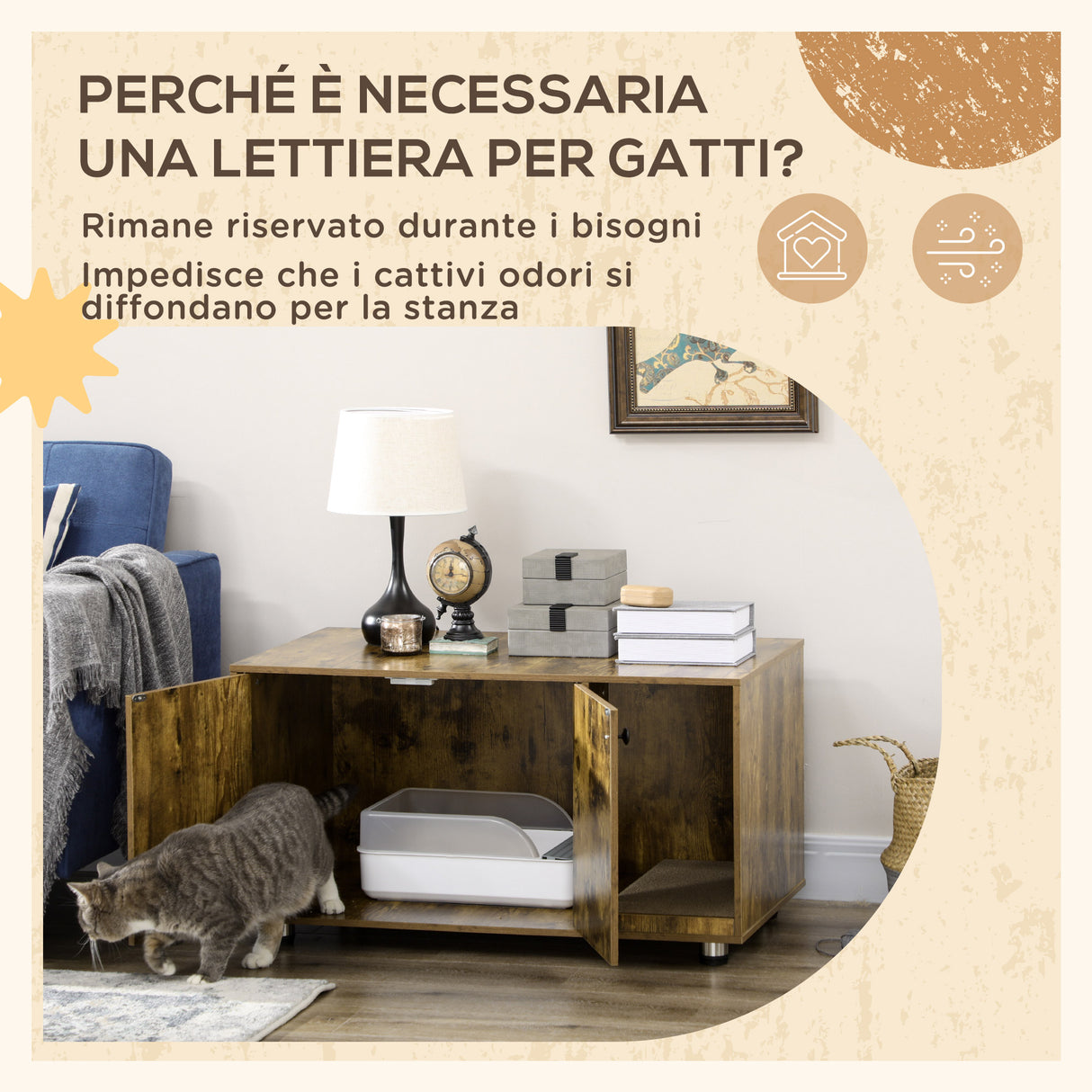immagine-5-easycomfort-easycomfort-mobile-porta-lettiera-per-gatti-in-stile-industriale-con-tiragraffi-91x52x49-5cm-marrone