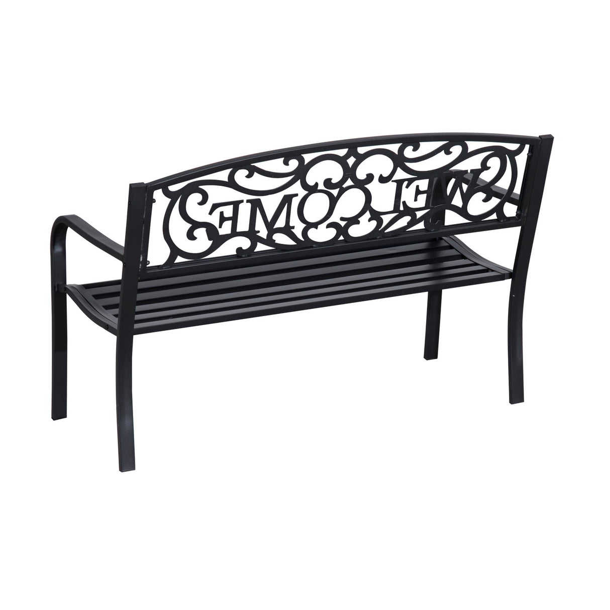 immagine-5-easycomfort-easycomfort-panchina-da-giardino-in-metallo-nero-design-vintage