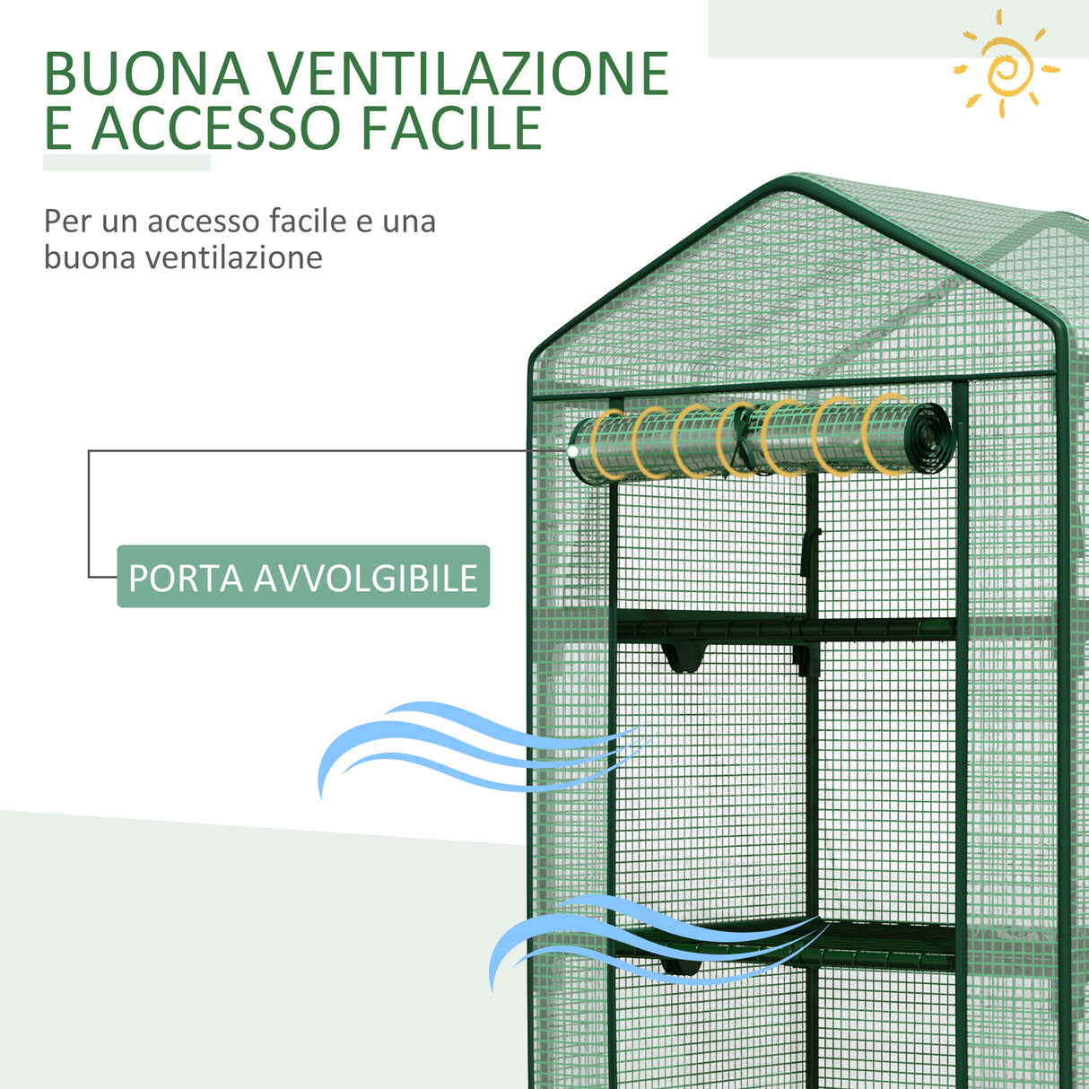 immagine-5-easycomfort-easycomfort-serra-da-giardino-a-4-ripiani-in-acciaio-copertura-in-pe-e-porta-avvolgibile-69x49x158-cm-verde
