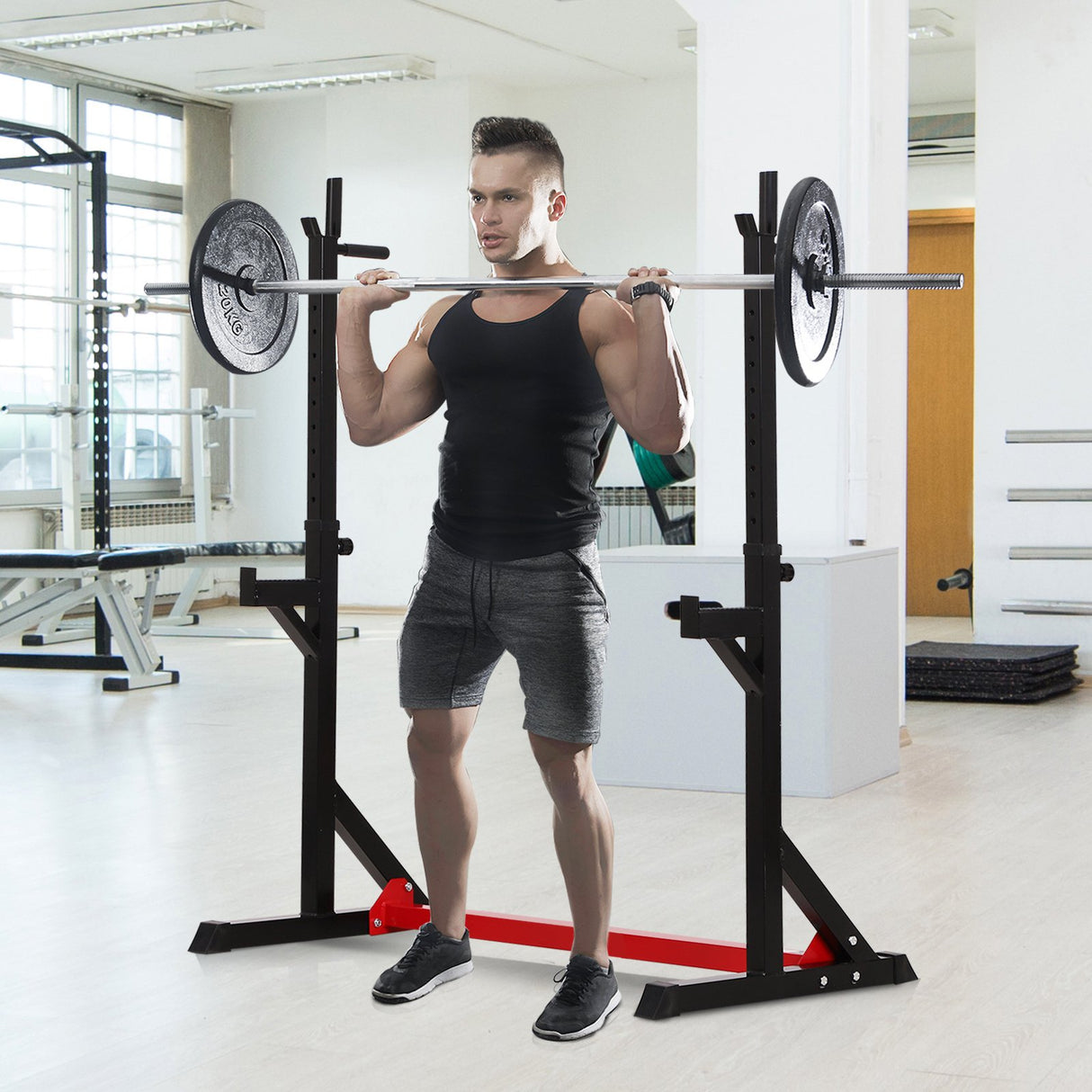 immagine-5-easycomfort-easycomfort-supporto-per-bilanciere-altezza-regolabile-in-acciaio-nero-77-122-x-66-x-103-163-cm-ean-8054111844277