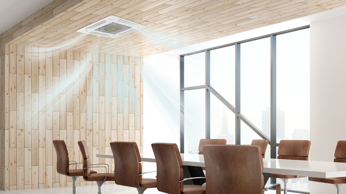 immagine-5-hisense-climatizzatore-condizionatore-hisense-a-cassetta-12000-btu-act35ur4rcc8-auw35u4rs4-r-32-wi-fi-optional-con-telecomando-e-pannello-incluso