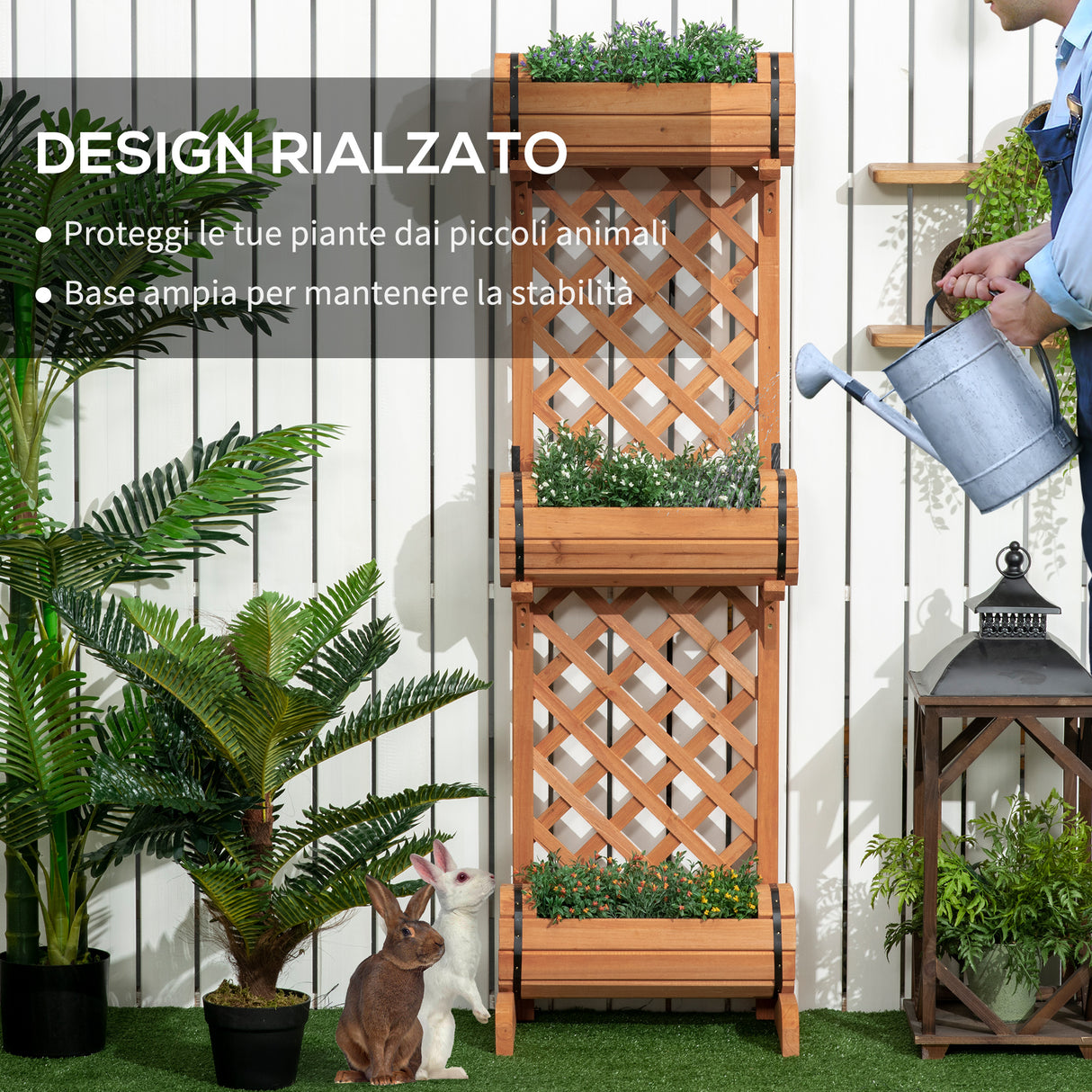 immagine-6-easycomfort-easycomfort-3-fioriere-da-esterno-a-mezza-botte-in-legno-di-abete-marrone-con-grigliato-per-rampicanti-45x35x150-cm