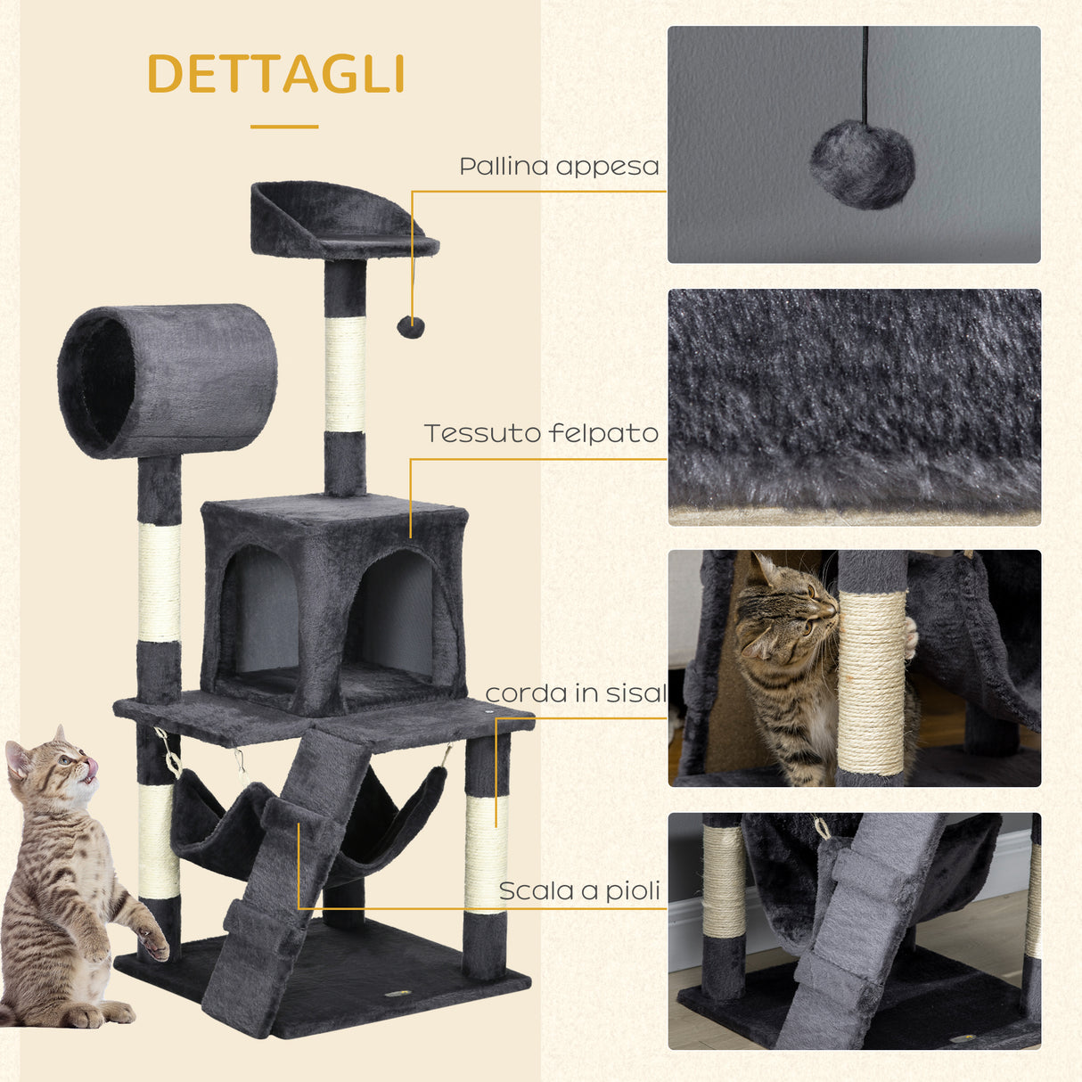 immagine-6-easycomfort-easycomfort-albero-per-gatti-con-tiragraffi-per-gatti-casetta-per-gatti-amaca-letto-tunnel-e-pallina-48x48-x125-cm-grigio-scuro