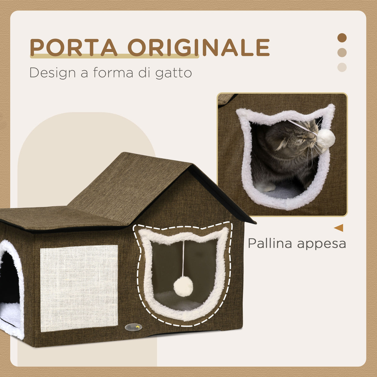 immagine-6-easycomfort-easycomfort-casetta-per-gatti-con-2-porte-pallina-da-gioco-cuscino-e-tappetino-tiragraffi-65x41x45-5-cm