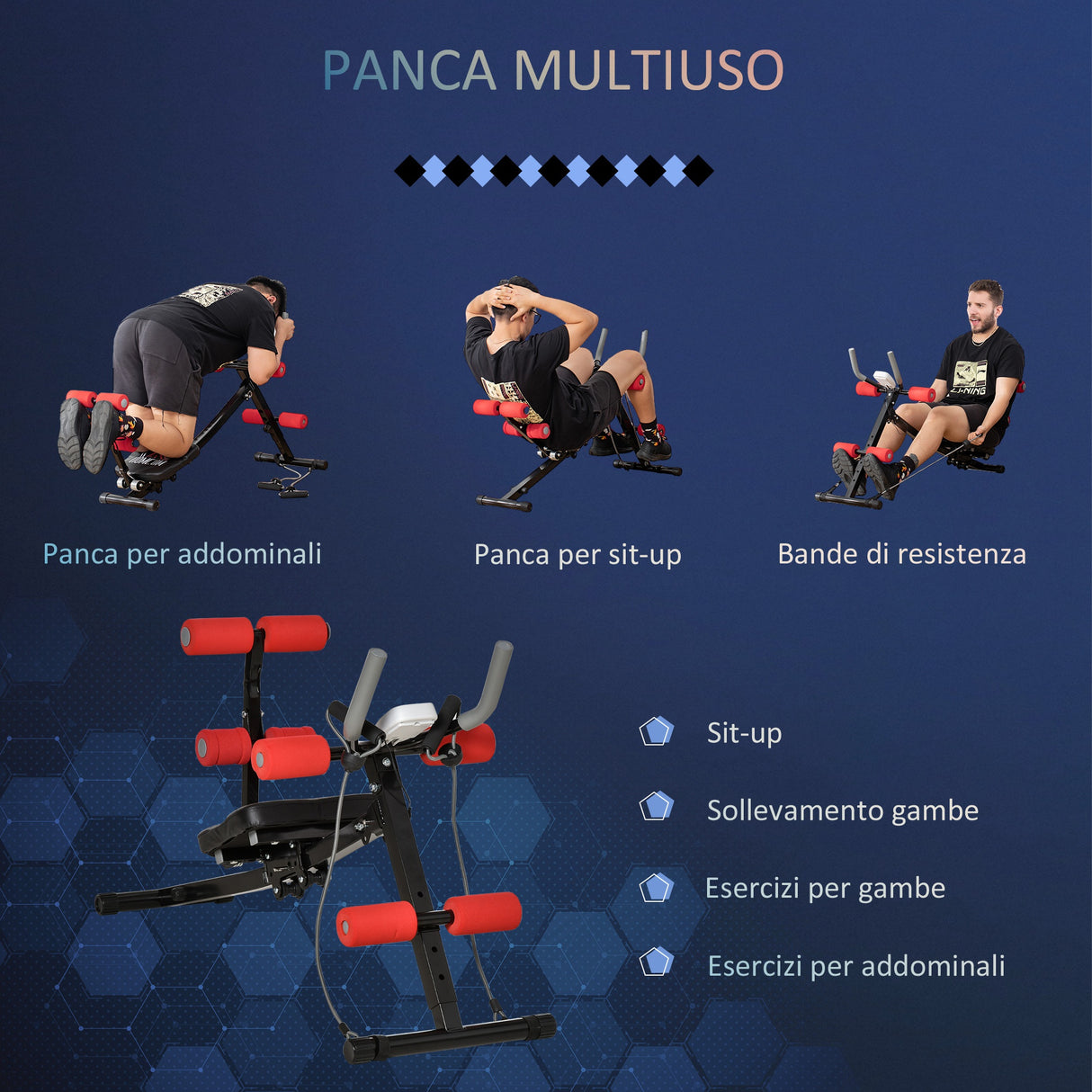 immagine-6-easycomfort-easycomfort-panca-per-addominali-2-in-1-panca-da-palestra-con-monitor-lcd-seduta-regolabile-e-bande-elastiche-117x46x70cm