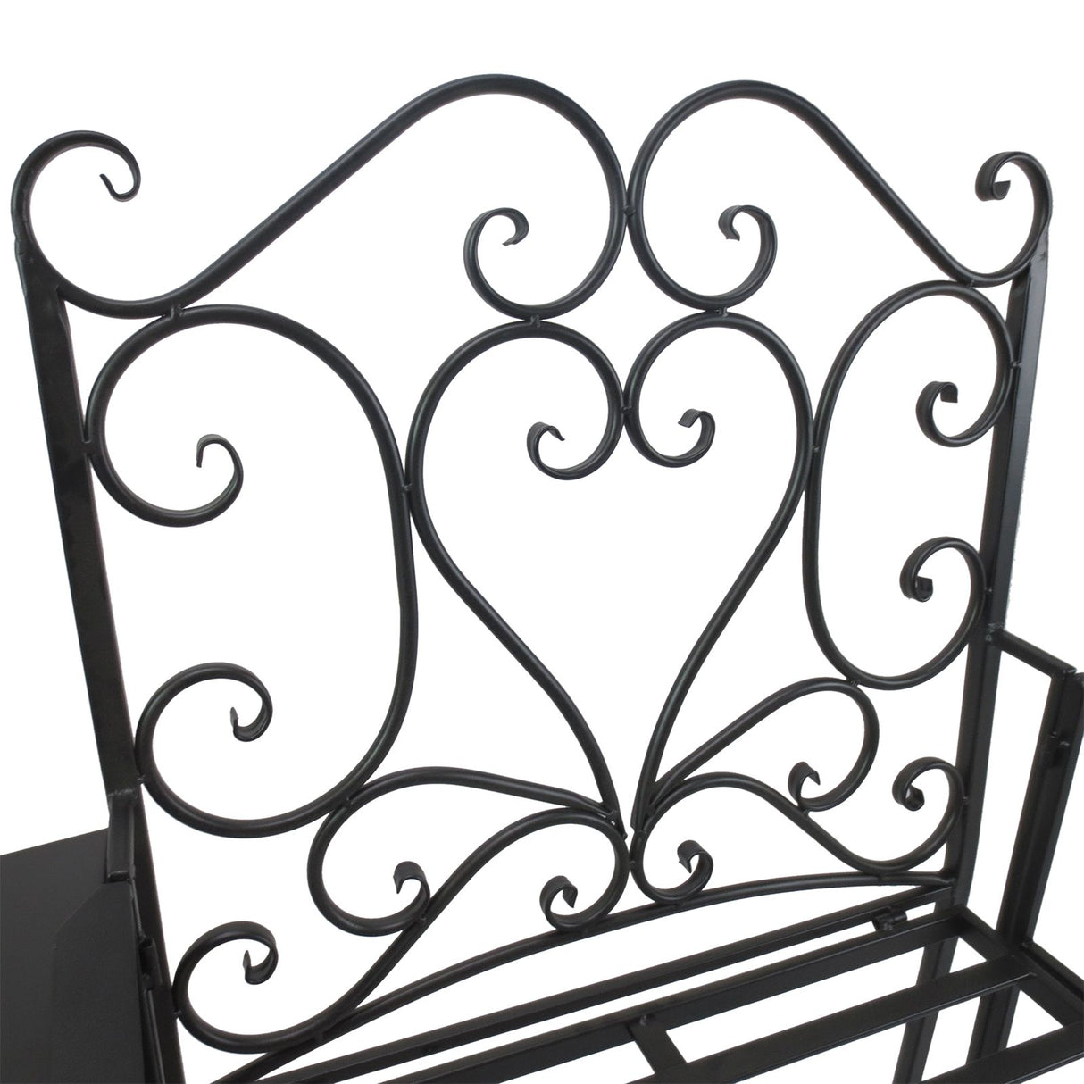 immagine-6-easycomfort-easycomfort-panchina-da-giardino-2-posti-con-tavolino-e-foro-per-ombrellone-nero-ean-8055776912837