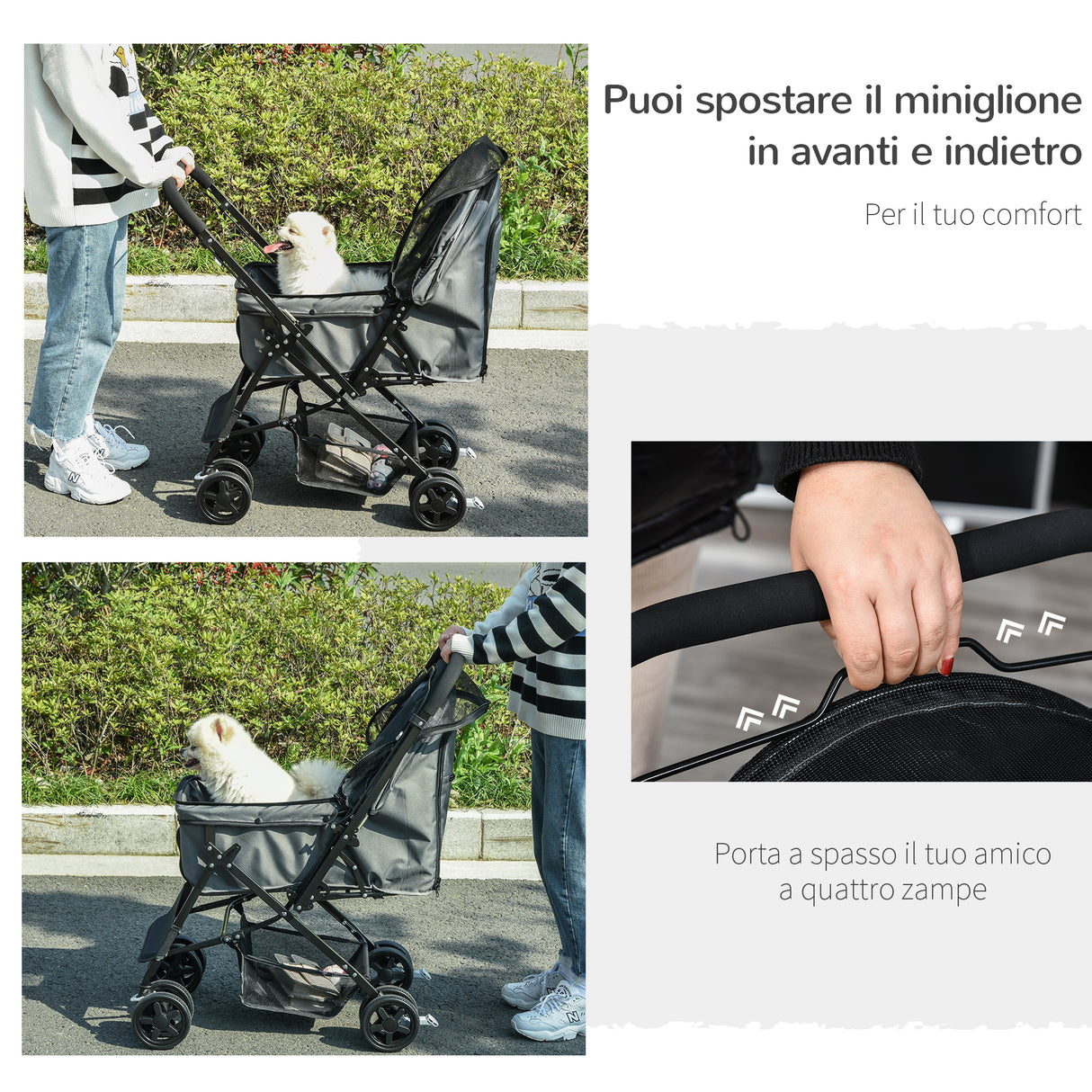 immagine-6-easycomfort-easycomfort-passeggino-per-cani-piccoli-pieghevole-con-maniglione-girevole-e-cestino-portaoggetti-76-5x52x95-cm-grigio