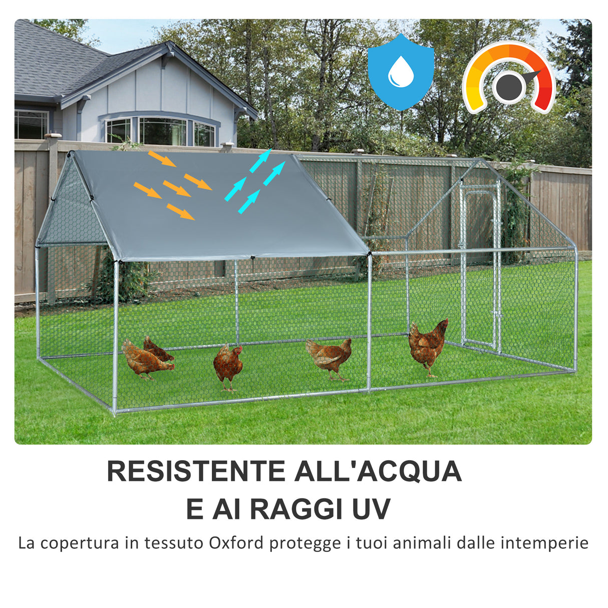 immagine-6-easycomfort-easycomfort-pollaio-da-giardino-gabbia-box-per-esterno-zincato-con-tessuto-oxford-di-copertura-3-x-4-x-1-95-m