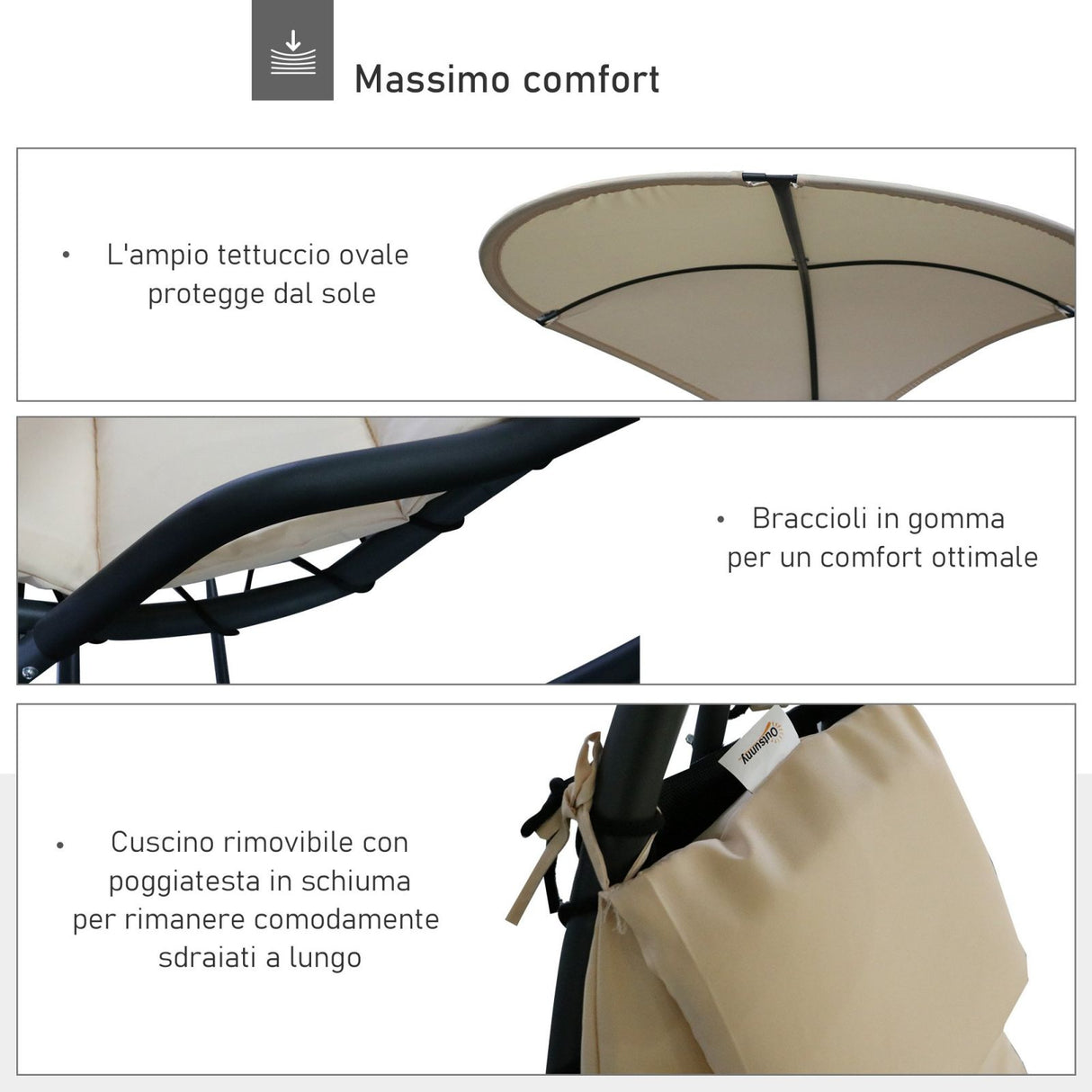 immagine-6-easycomfort-easycomfort-poltrona-sdraio-sospesa-con-materassino-imbottito-e-poggiatesta-grigio-e-crema-ean-8055776914947