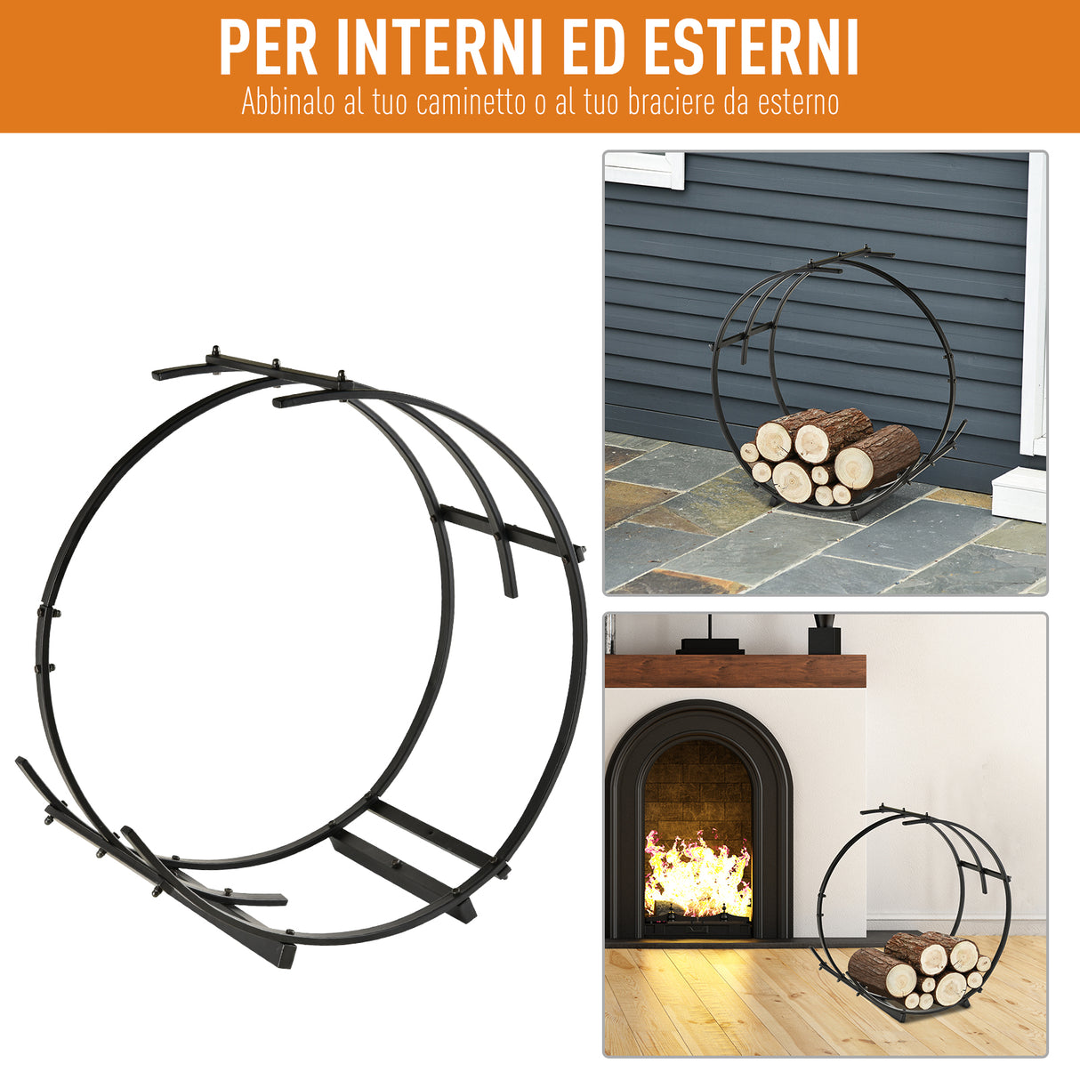 immagine-6-easycomfort-easycomfort-portalegna-in-ferro-per-camino-forma-ad-anello-nero-ean-8054111842402