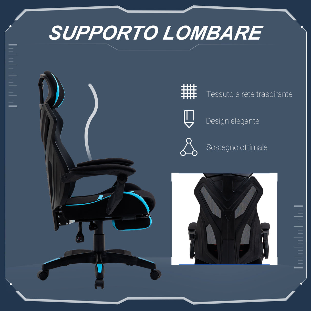immagine-6-easycomfort-easycomfort-sedia-da-gaming-con-supporto-lombare-sedia-ufficio-ergonomica-con-altezza-regolabile-in-tessuto-nero-e-blu-65x65x119-129cm