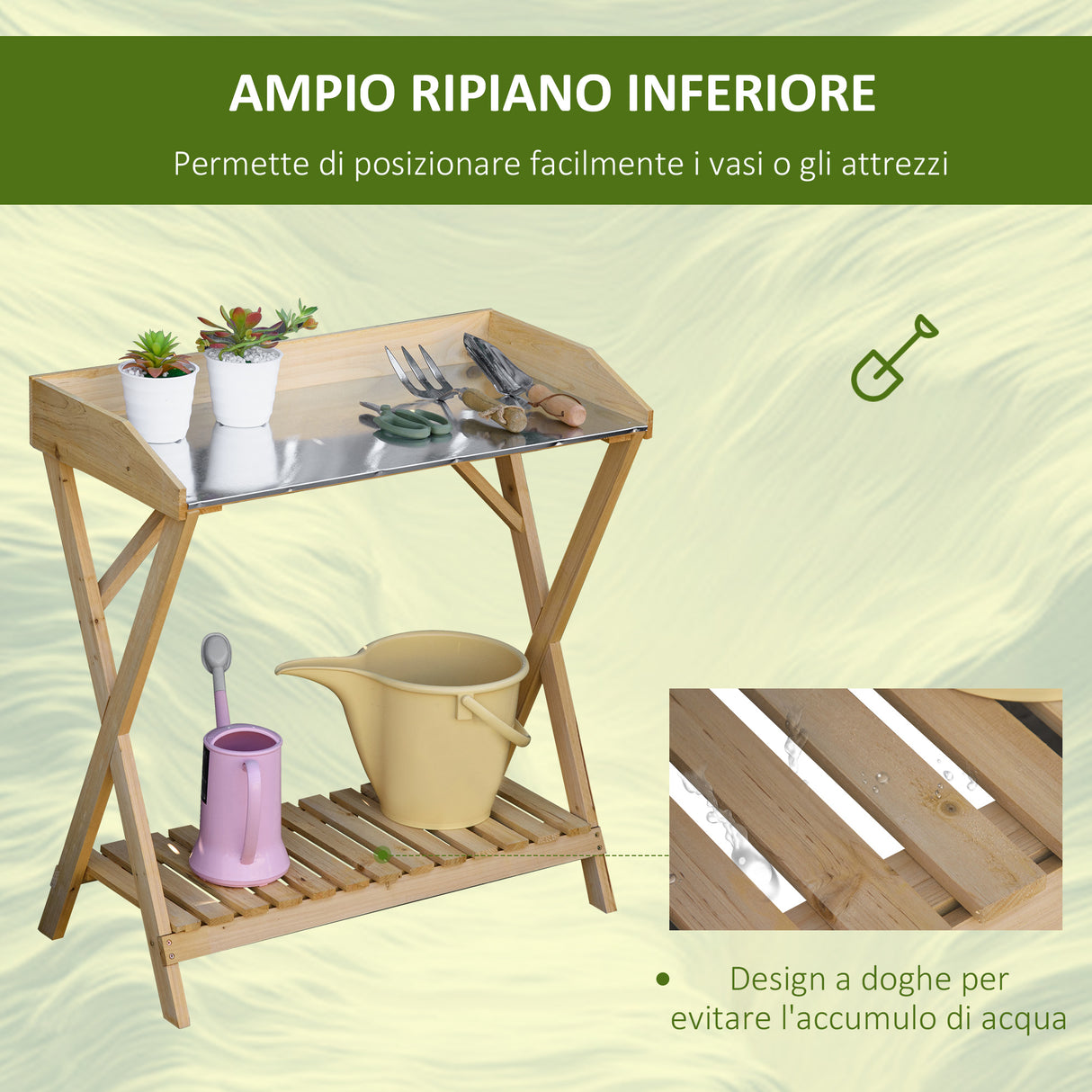 immagine-6-easycomfort-easycomfort-tavolo-da-giardinaggio-in-legno-con-piano-in-metallo-antiruggine-e-ripiano-portaoggetti-80x40x84cm